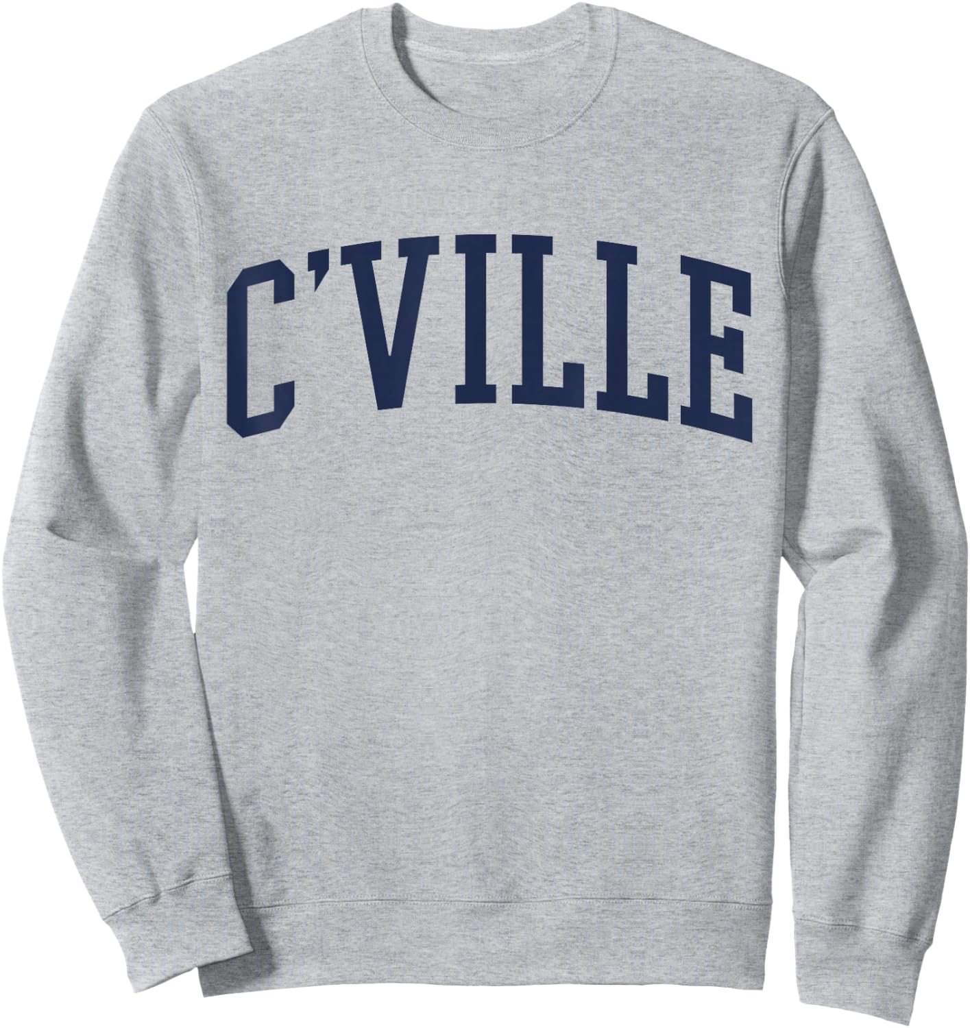 C'ville Charlottesville VA Virginia Vintage Classic Sweatshirt - Sweatshirt | Ash
