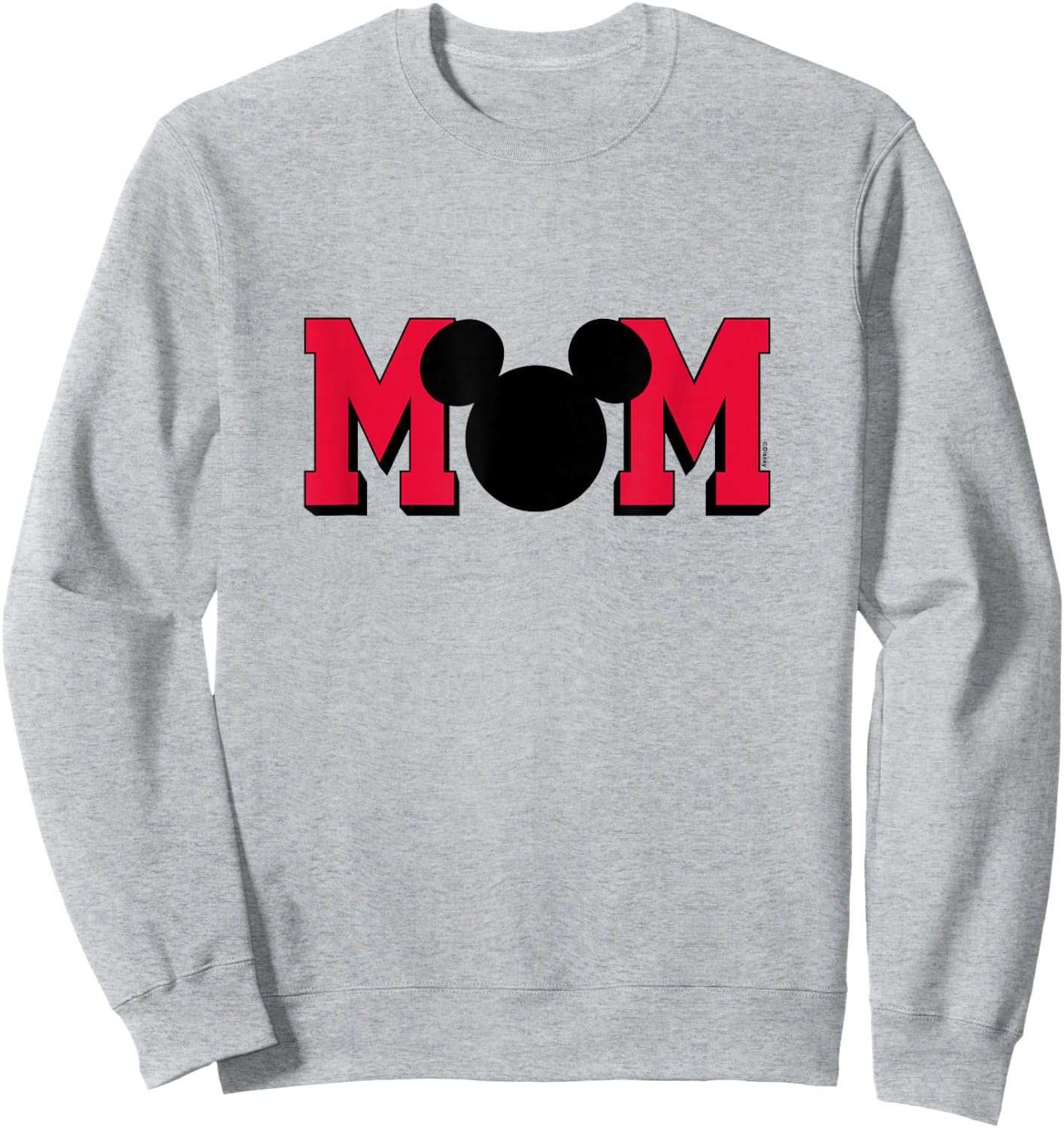 Disney - Mom Mickey Mouse Silhouette Sweatshirt - Sweatshirt | Ash