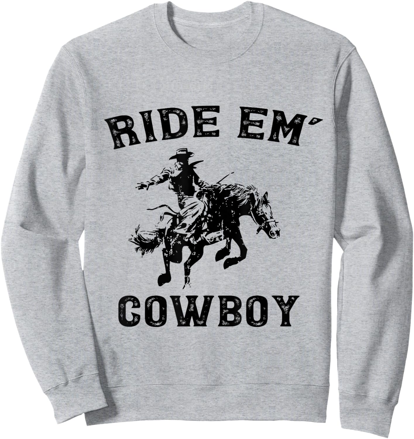 Cowboy Horse Rider Animal Gifts Women Girls Kids Boy Sweatshirt - Sweatshirt | Ash