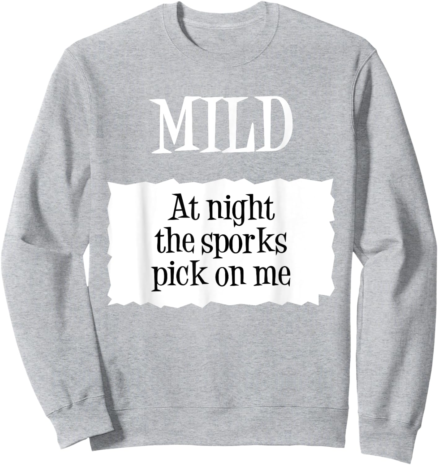 Mild Taco Sauce Halloween Packet Costume Sweatshirt - Sweatshirt | Ash
