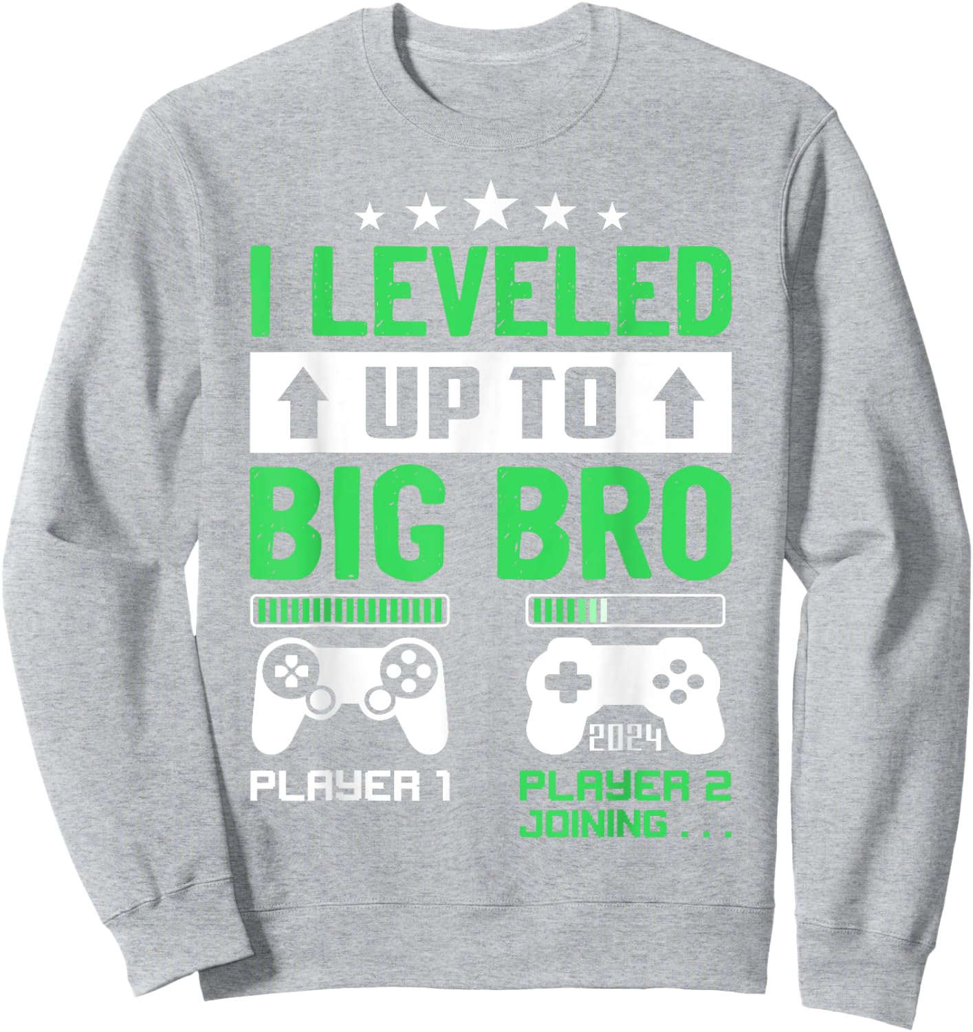 I'm Going To Be A Big Brother 2024 I Leveled Up To Big Bro Sweatshirt - Sweatshirt | Ash