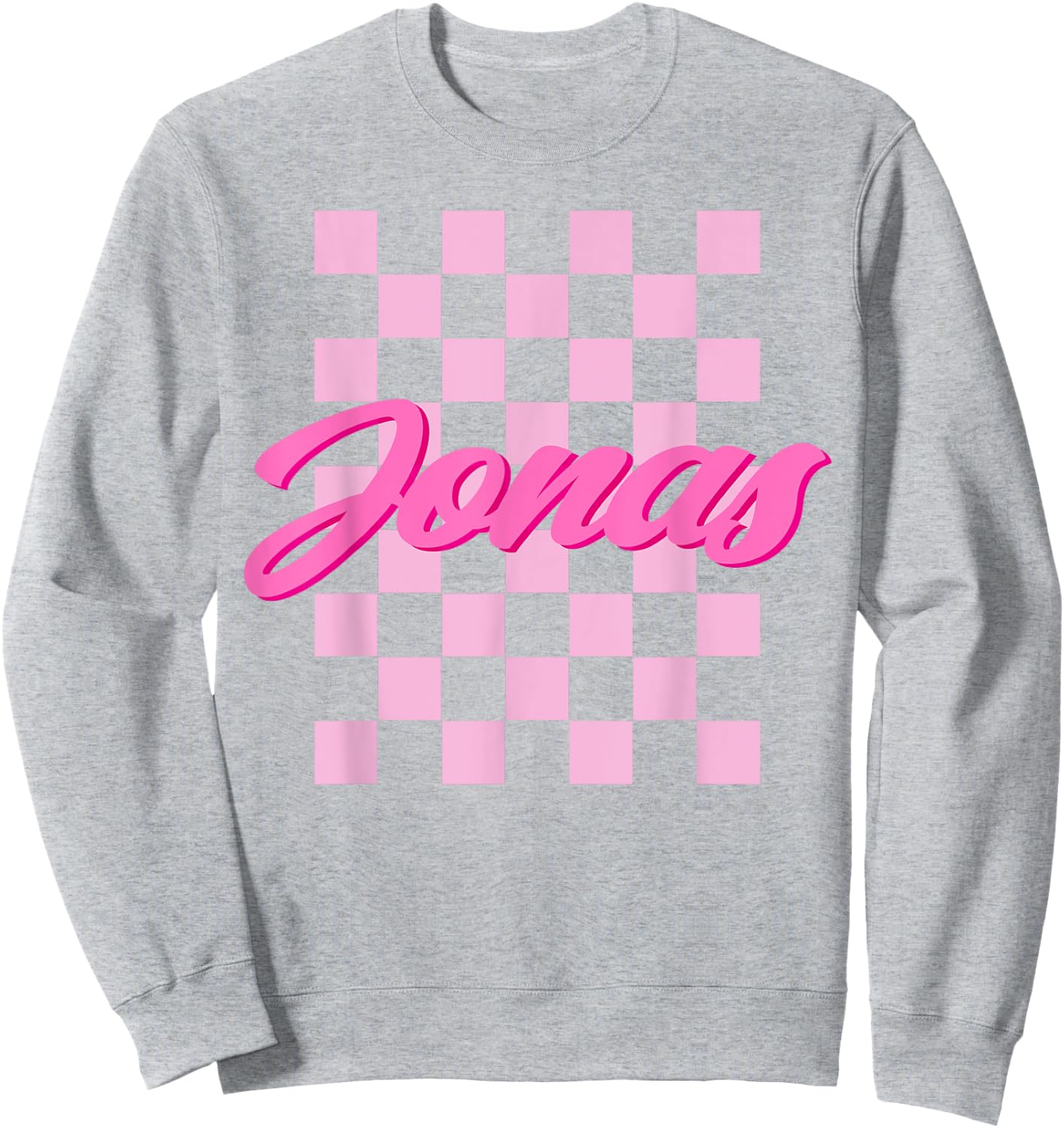 First Name Jonas I Love Jonas Sweatshirt - Sweatshirt | Ash