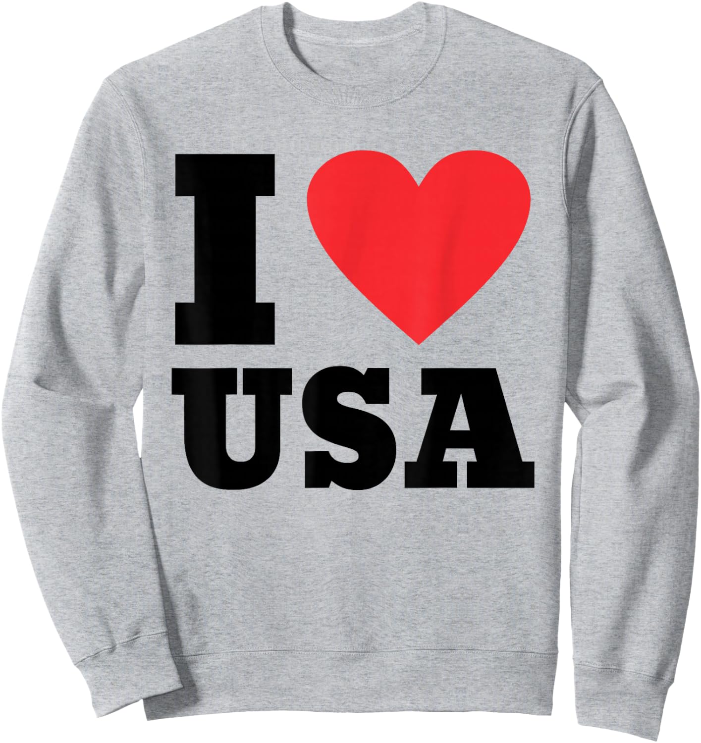 I Love USA Collection I Heart USA Family Travel USA Sweatshirt - Sweatshirt | Ash