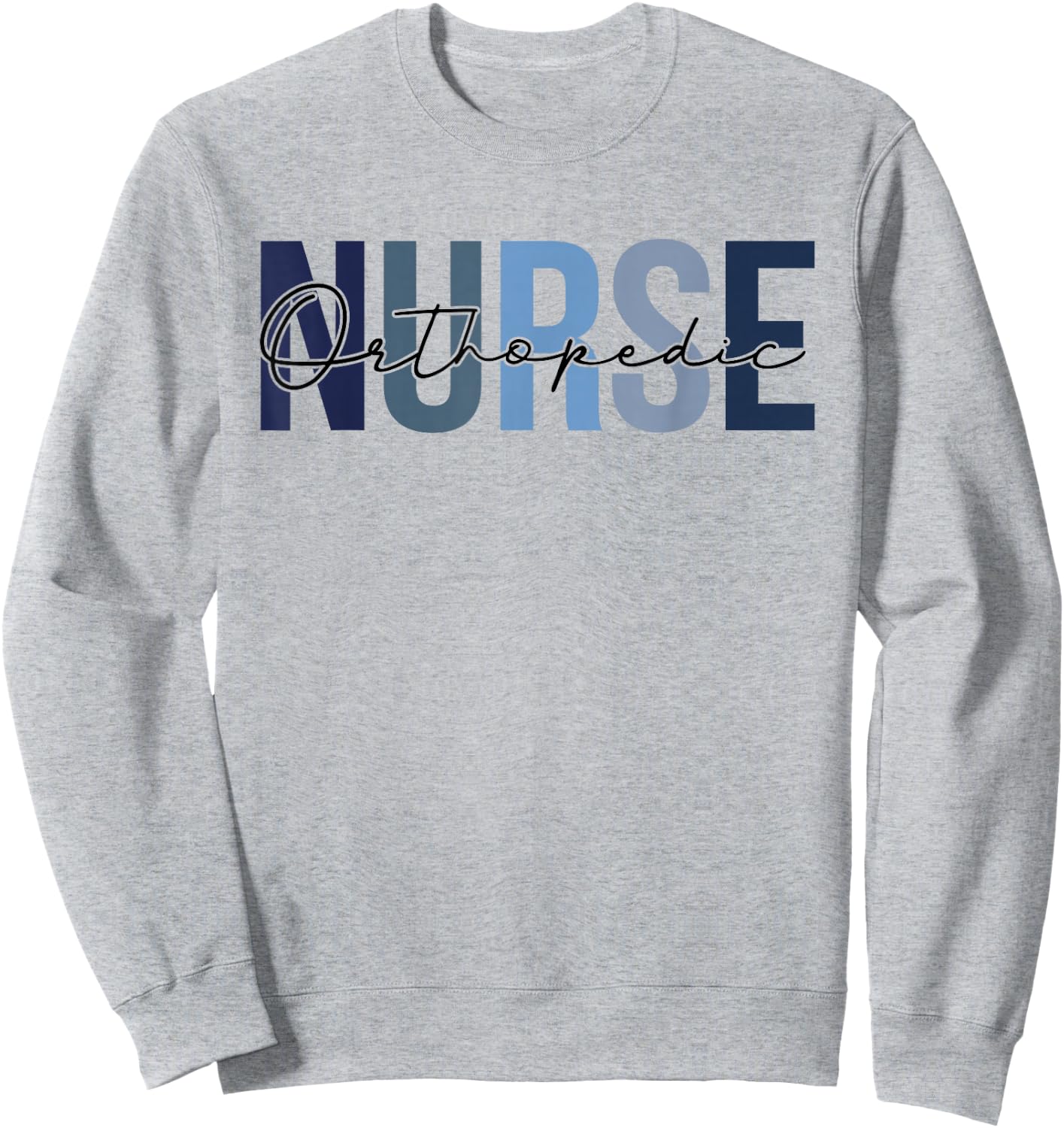 Retro Orthopedic Nurse Gifts Nursing Apparel Sweatshirt - Sweatshirt | Ash