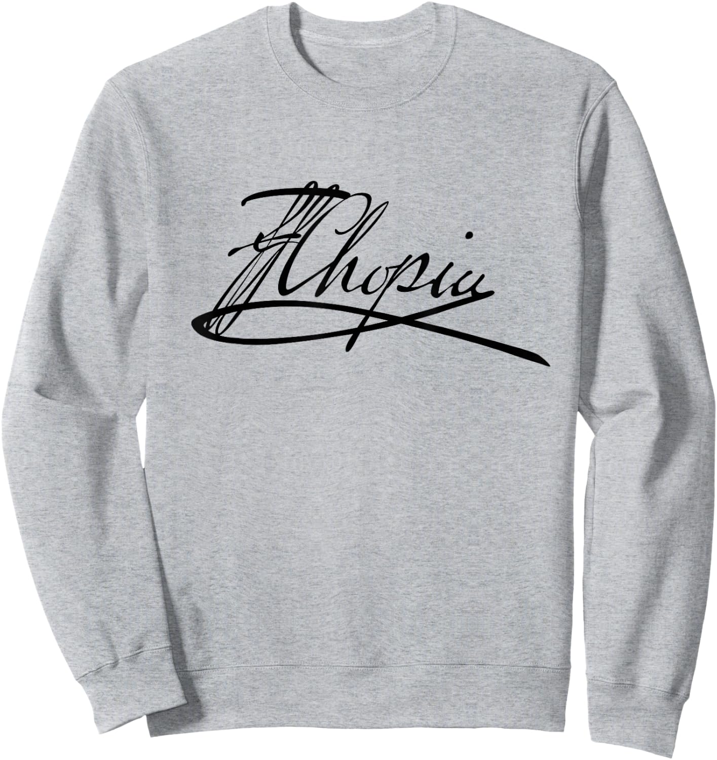 Frederic Chopin Authentic Signature Sweatshirt - Sweatshirt | Ash