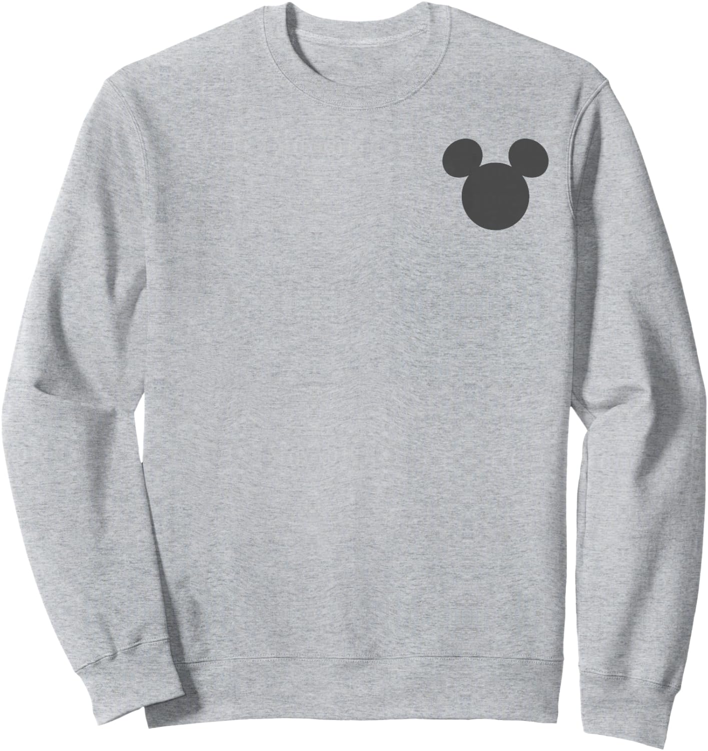 Disney Mickey and Friends Mickey Silhouette Front & Back Sweatshirt - Sweatshirt | Ash