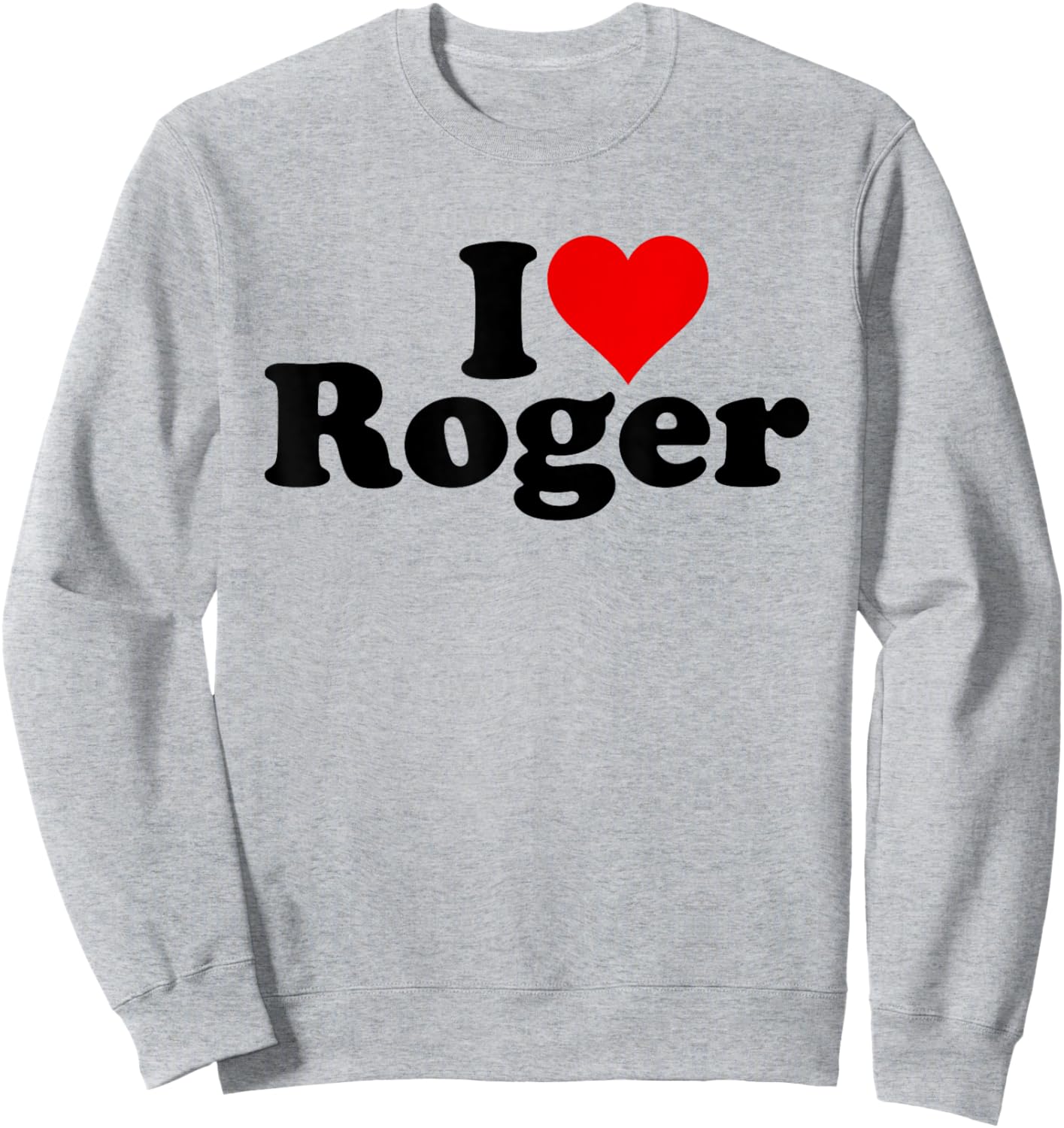 I Love Heart Roger Sweatshirt - Sweatshirt | Ash