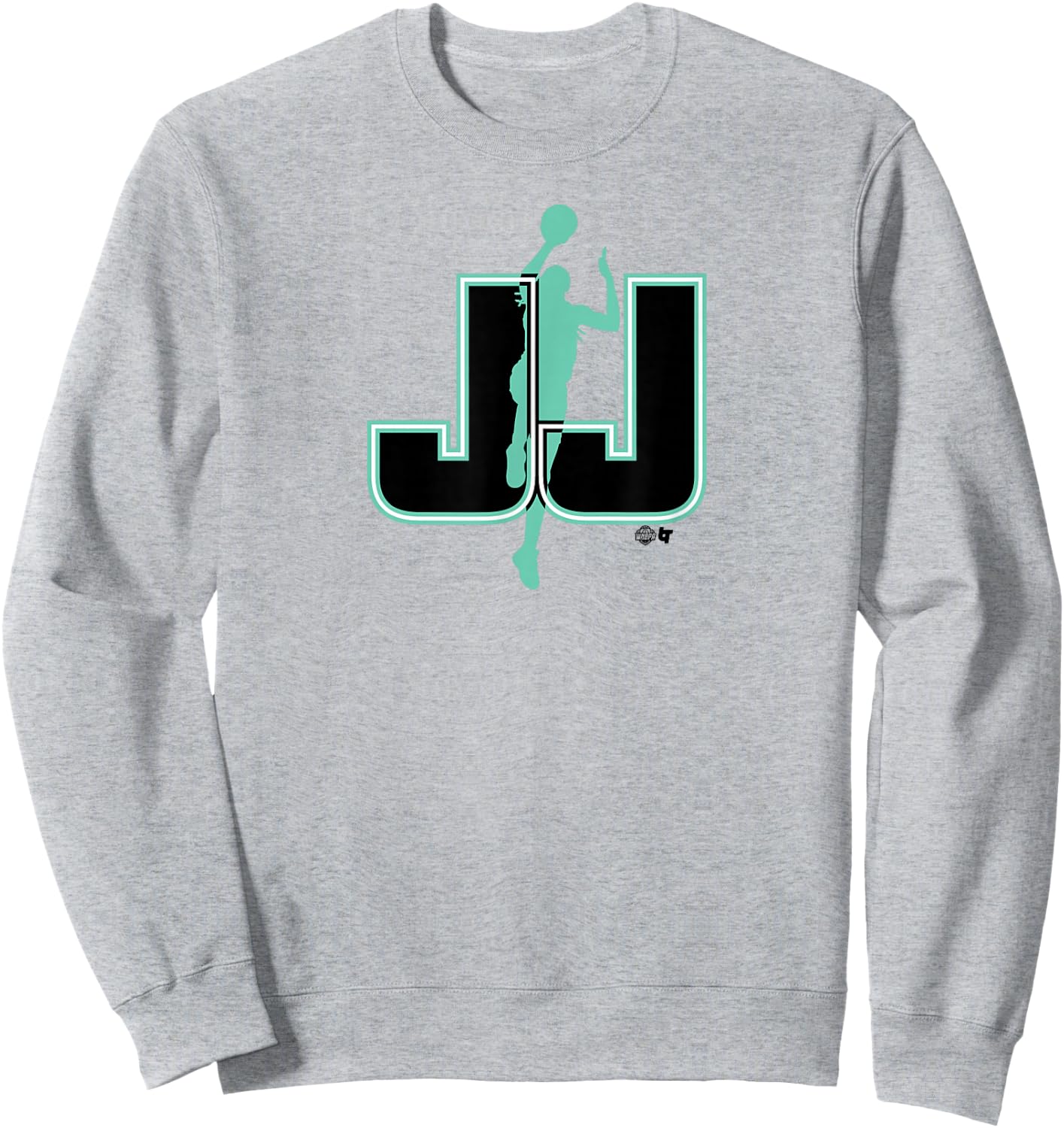 BreakingT Jonquel Jones - JJ - New York Basketball Sweatshirt - Sweatshirt | Ash