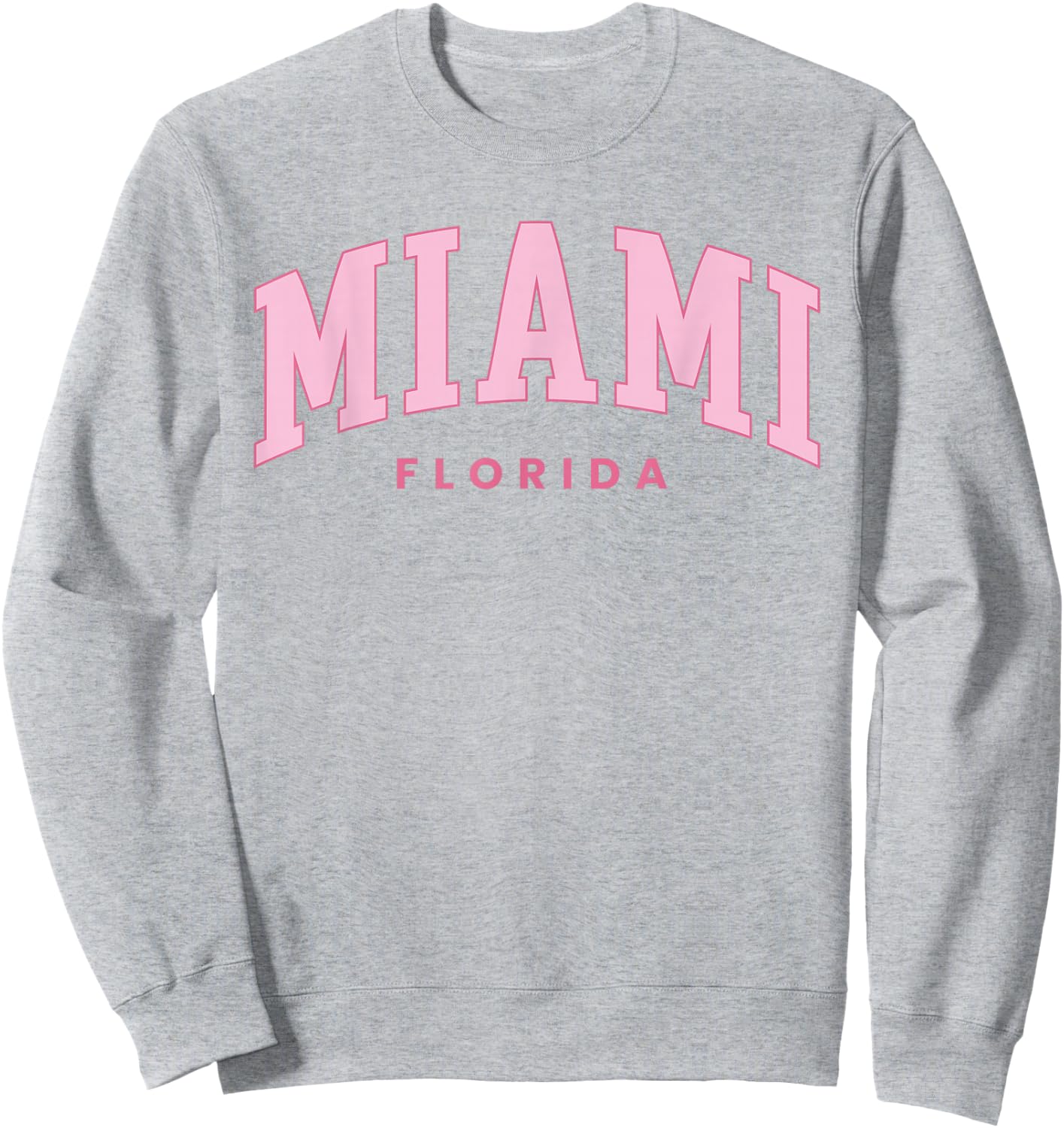 Retro Miami Florida Vintage Preppy Throwback Girls Kid Sweatshirt - Sweatshirt | Ash