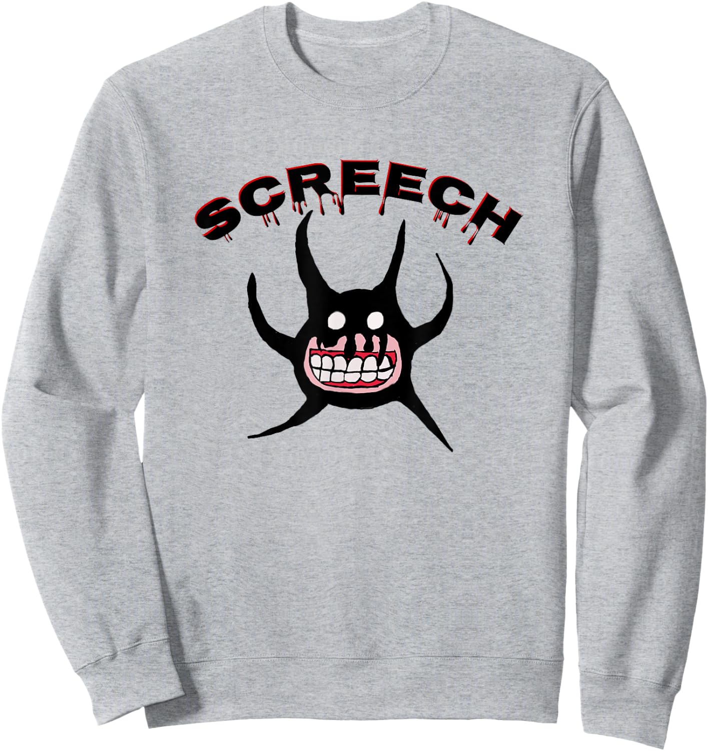 Screech Horror Game Doors Monster for Kids & Fans Sweatshirt - Sweatshirt | Ash