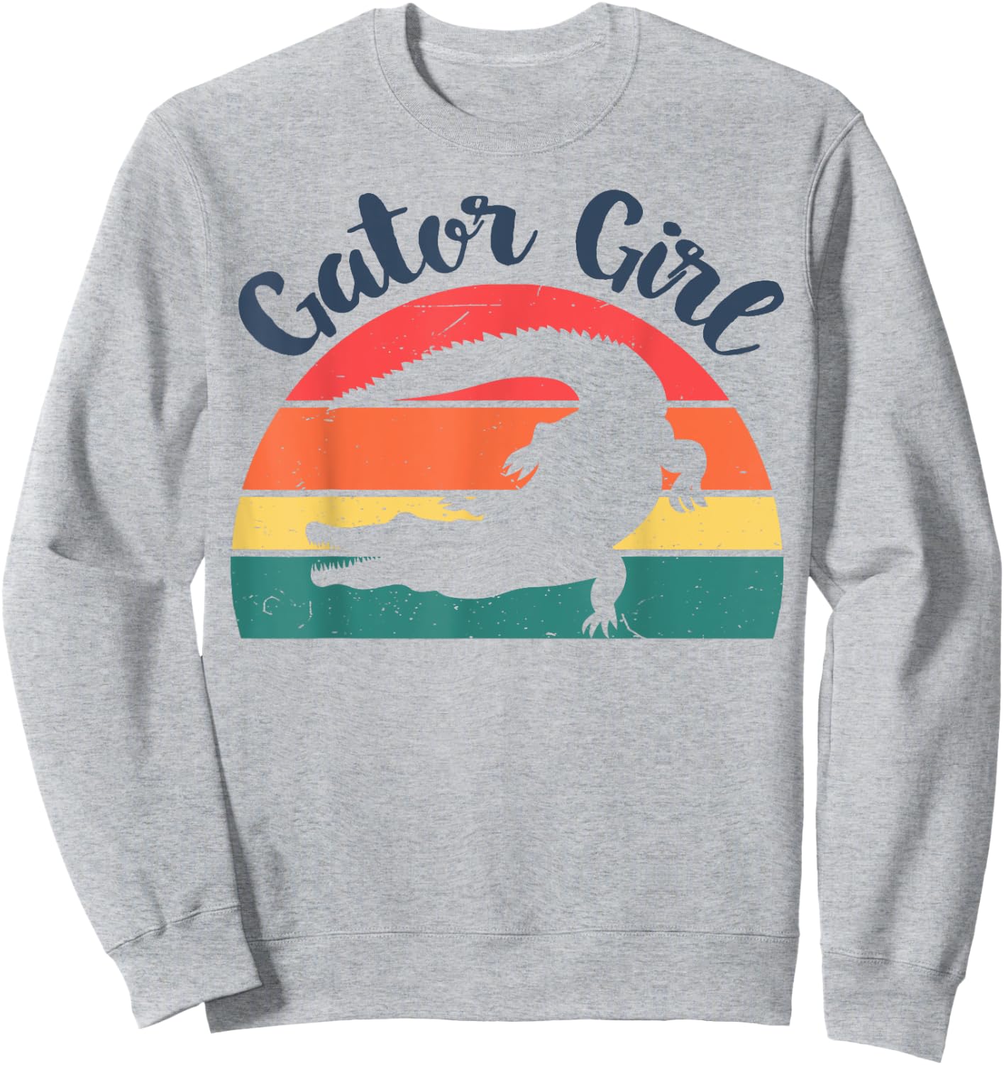 Retro Gator Girl Women Toddler See You Later Gator Alligator Sweatshirt - Sweatshirt | Ash