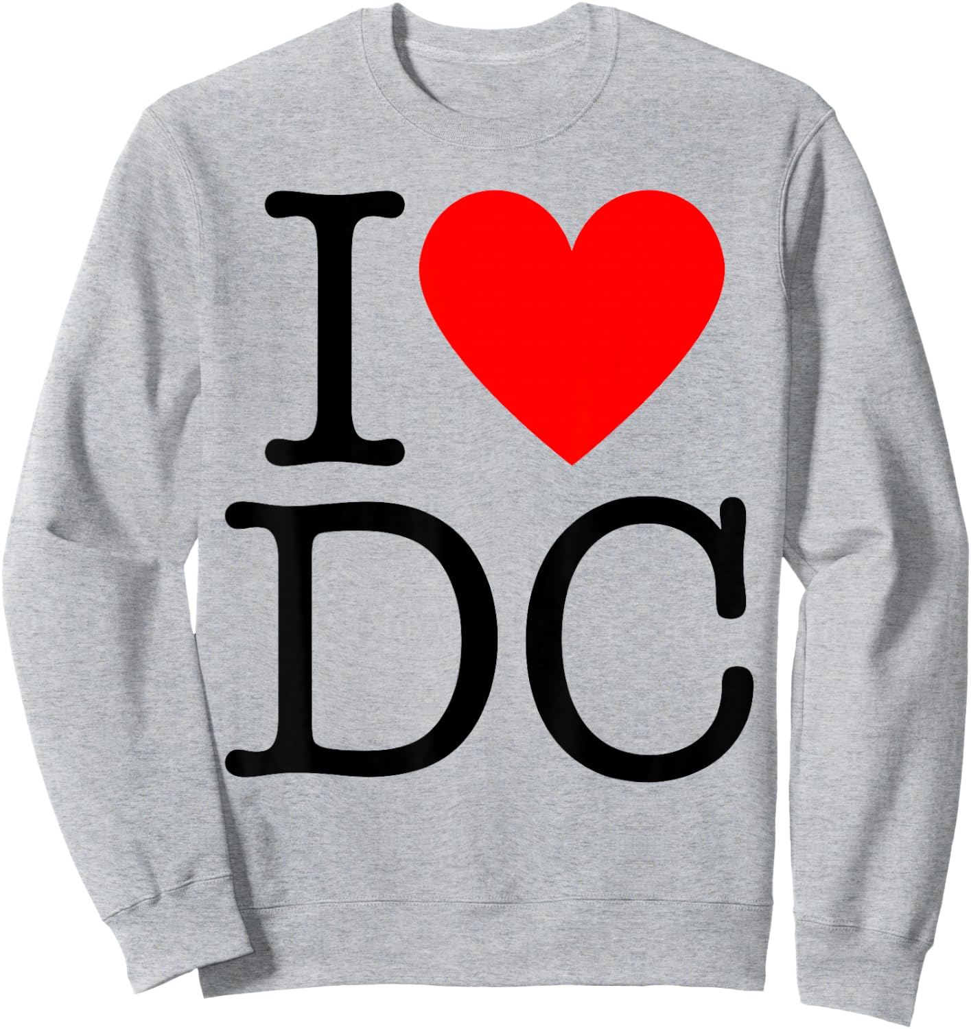 I Heart Washington - I Love DC Sweatshirt - Sweatshirt | Ash