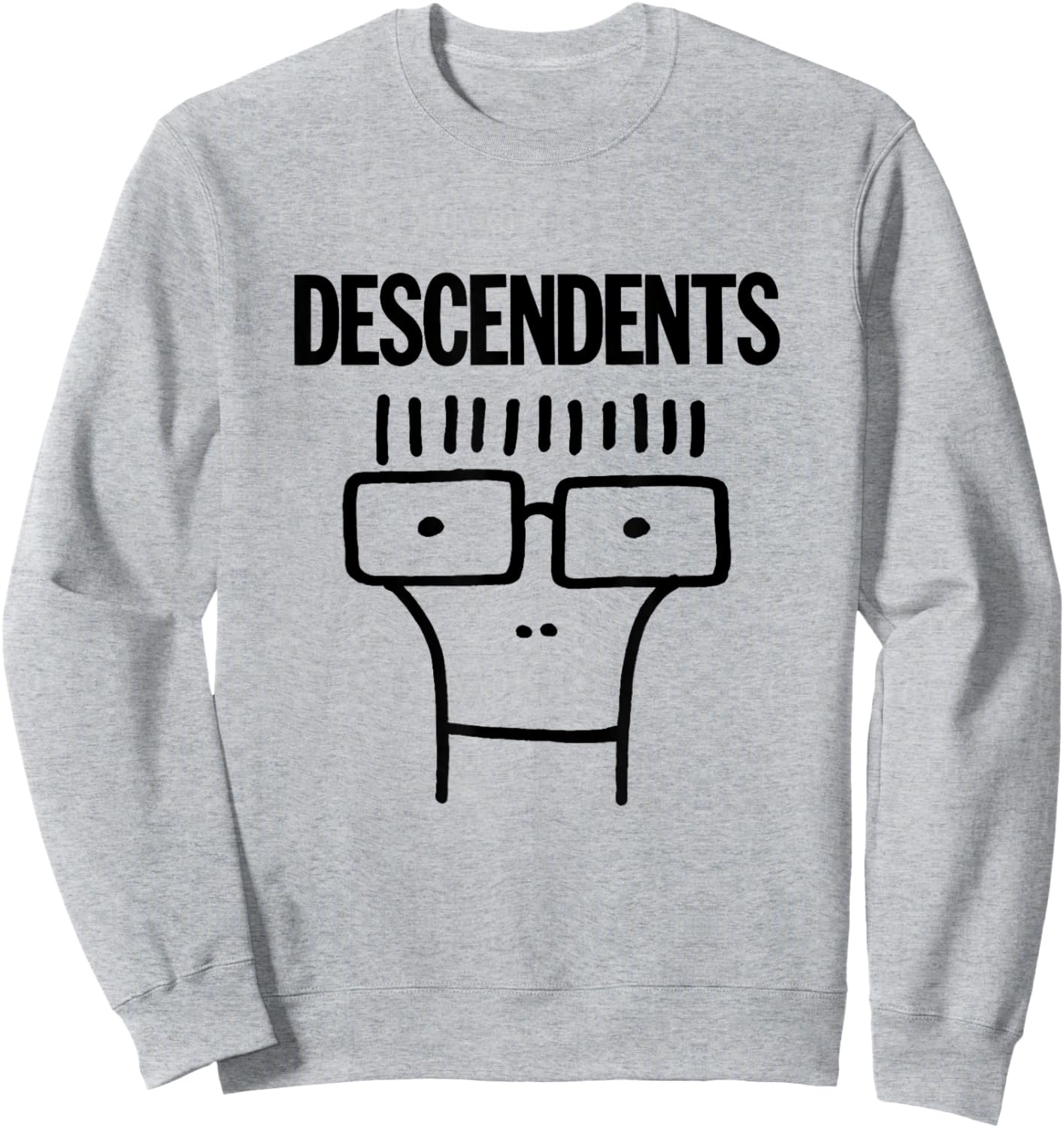Descendents - Official Merchandise - Milo Outline Sweatshirt - Sweatshirt | Ash
