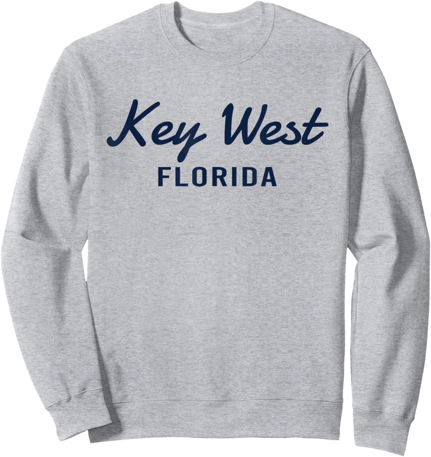 Key West - Florida - Throwback Design - Classic Sweatshirt - Sweatshirt | Ash