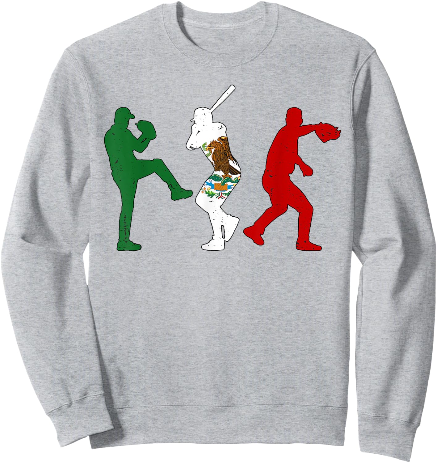 Cinco De Mayo Outfit Baseball Mexico Mexican Flag Boy Men Sweatshirt - Sweatshirt | Ash