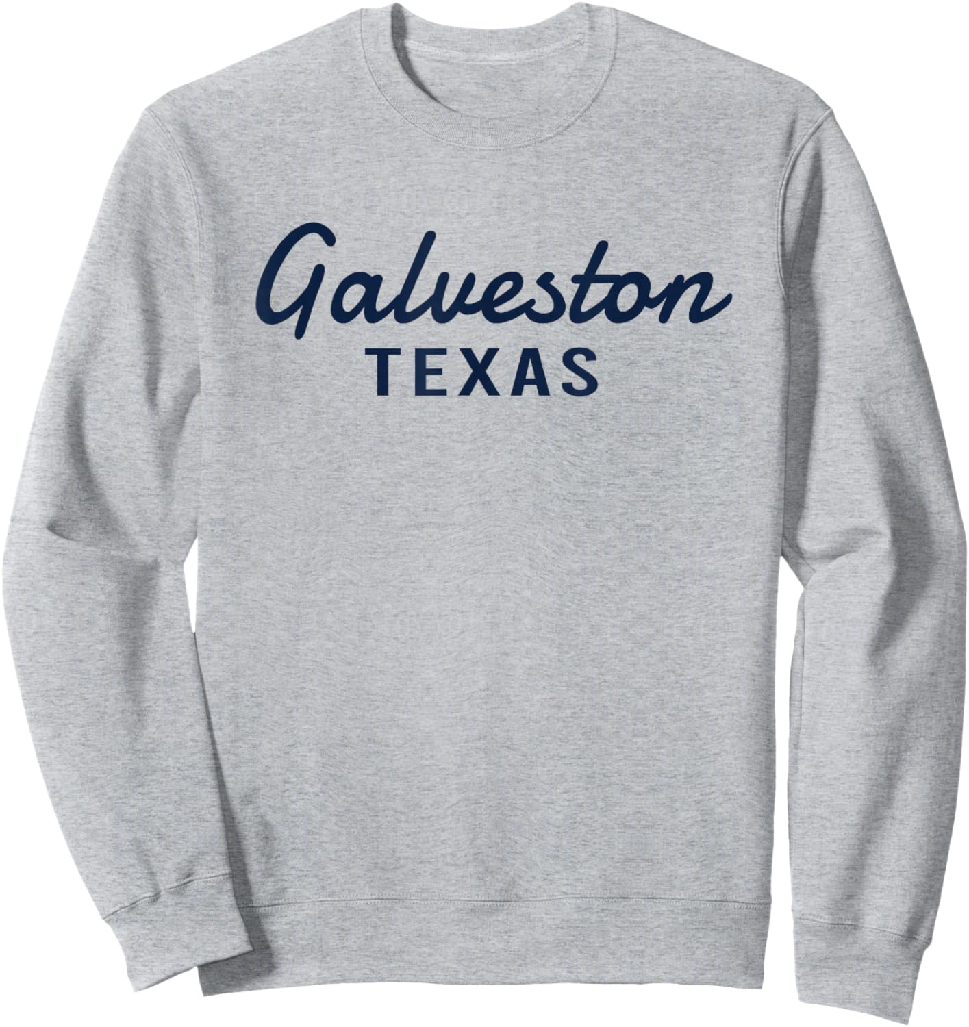 Galveston - Texas - Throwback Design - Classic Sweatshirt - Sweatshirt | Ash