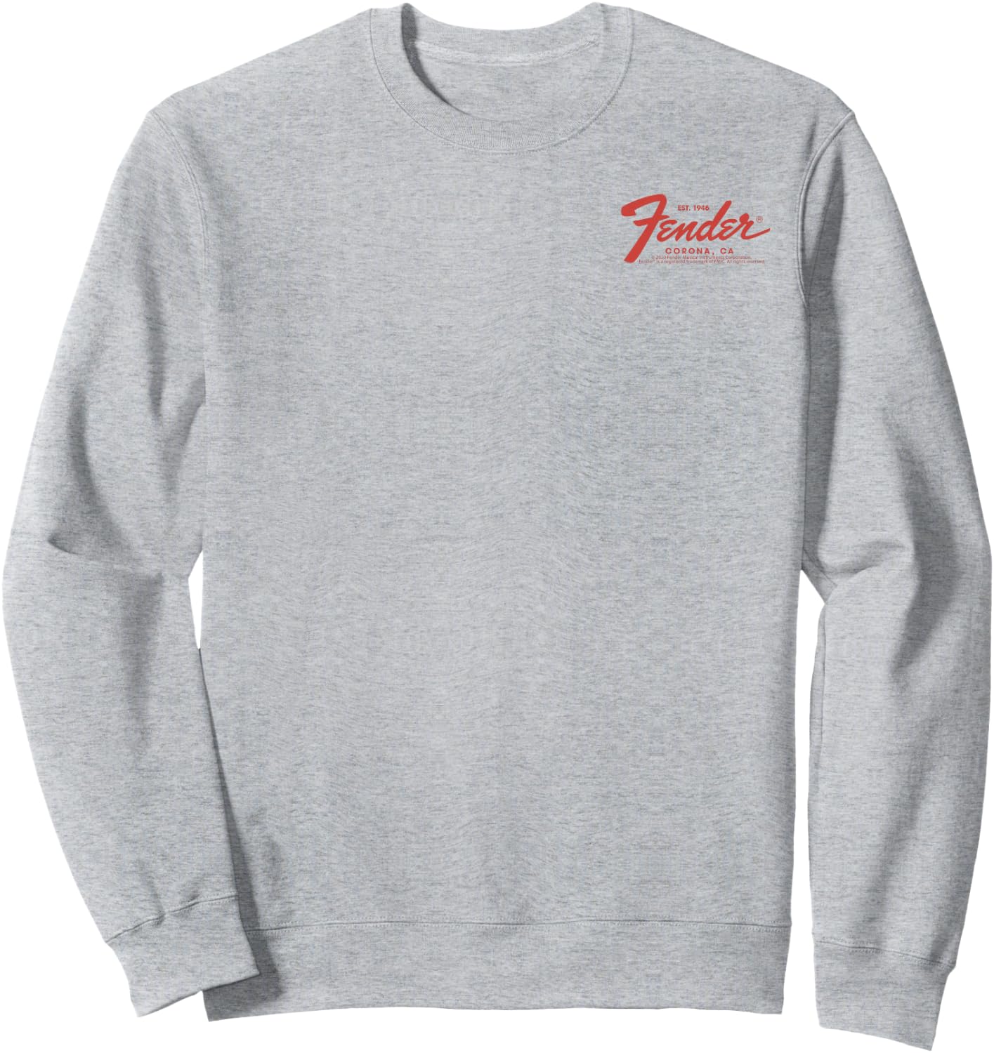 Fender Vintage Guitar Pocket Logo Small Sweatshirt - Sweatshirt | Ash