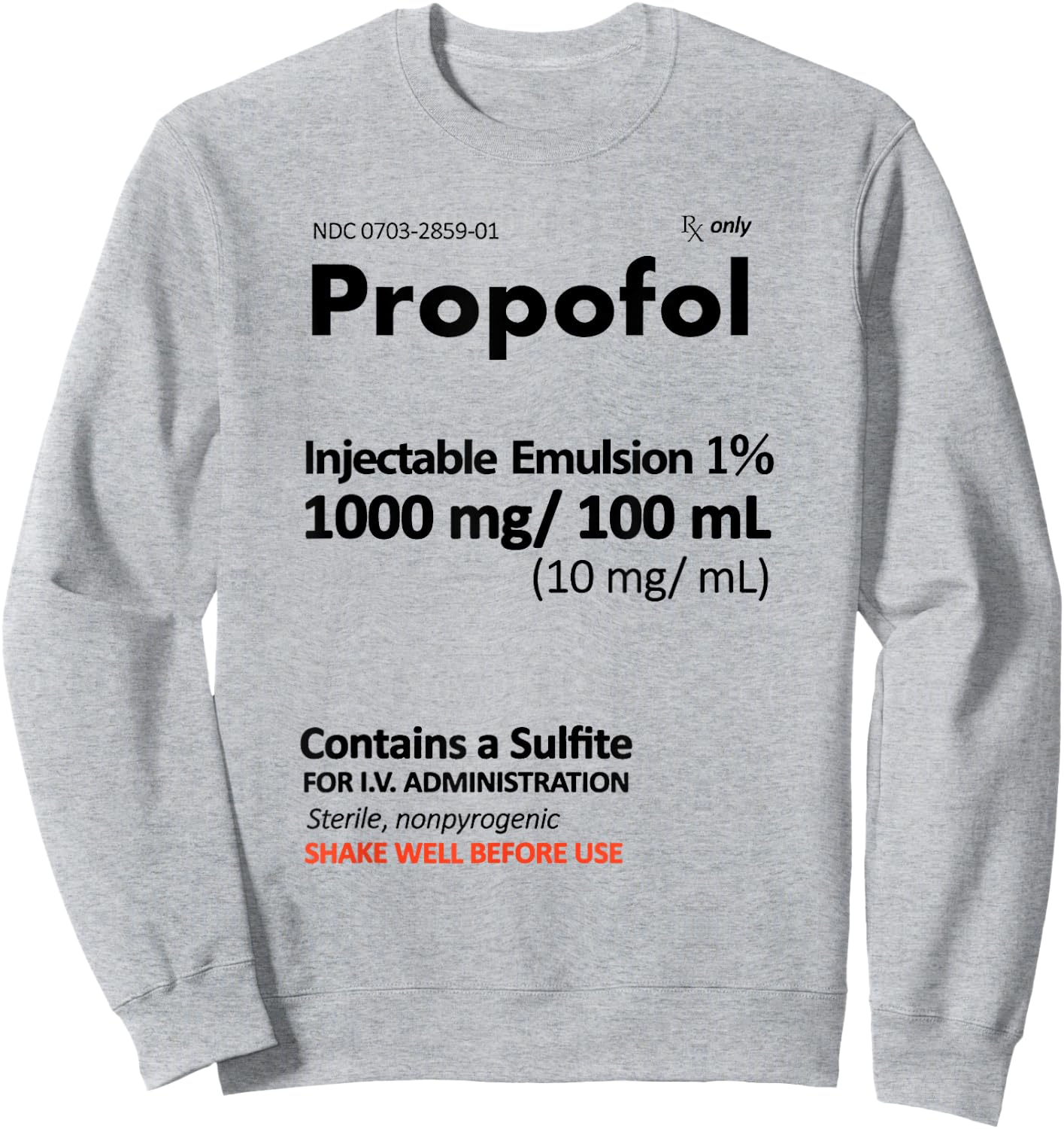 PROPOFOL Women's Classic Fit Grey Cotton Sweatshirt - Sweatshirt | Ash