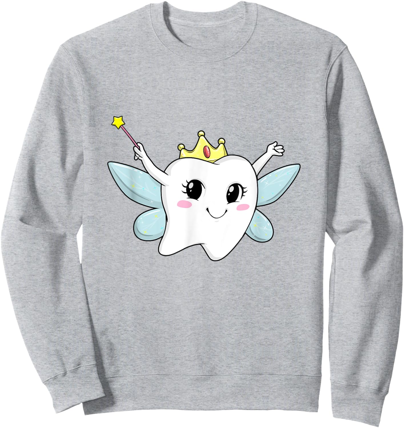 Fancy Dress Costume Tooth Fairy Dentist Girl Sweatshirt - Sweatshirt | Ash