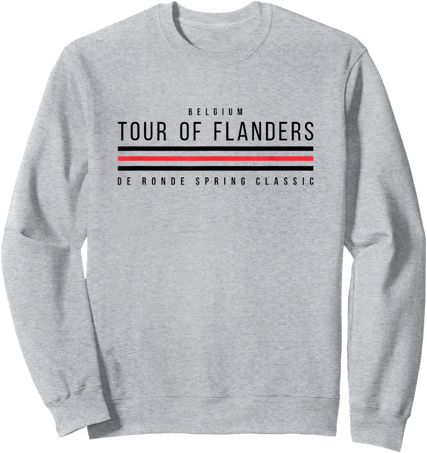 Tour Of Flanders De Ronde Spring Classic Belgium Sweatshirt - Sweatshirt | Ash