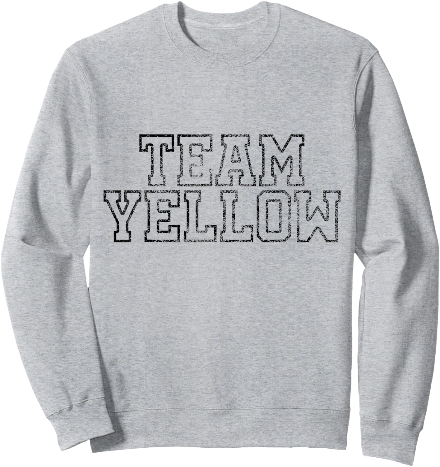 Sleepaway Summer Camp Color war Yellow Team Spirit Kids Sweatshirt - Sweatshirt | Ash