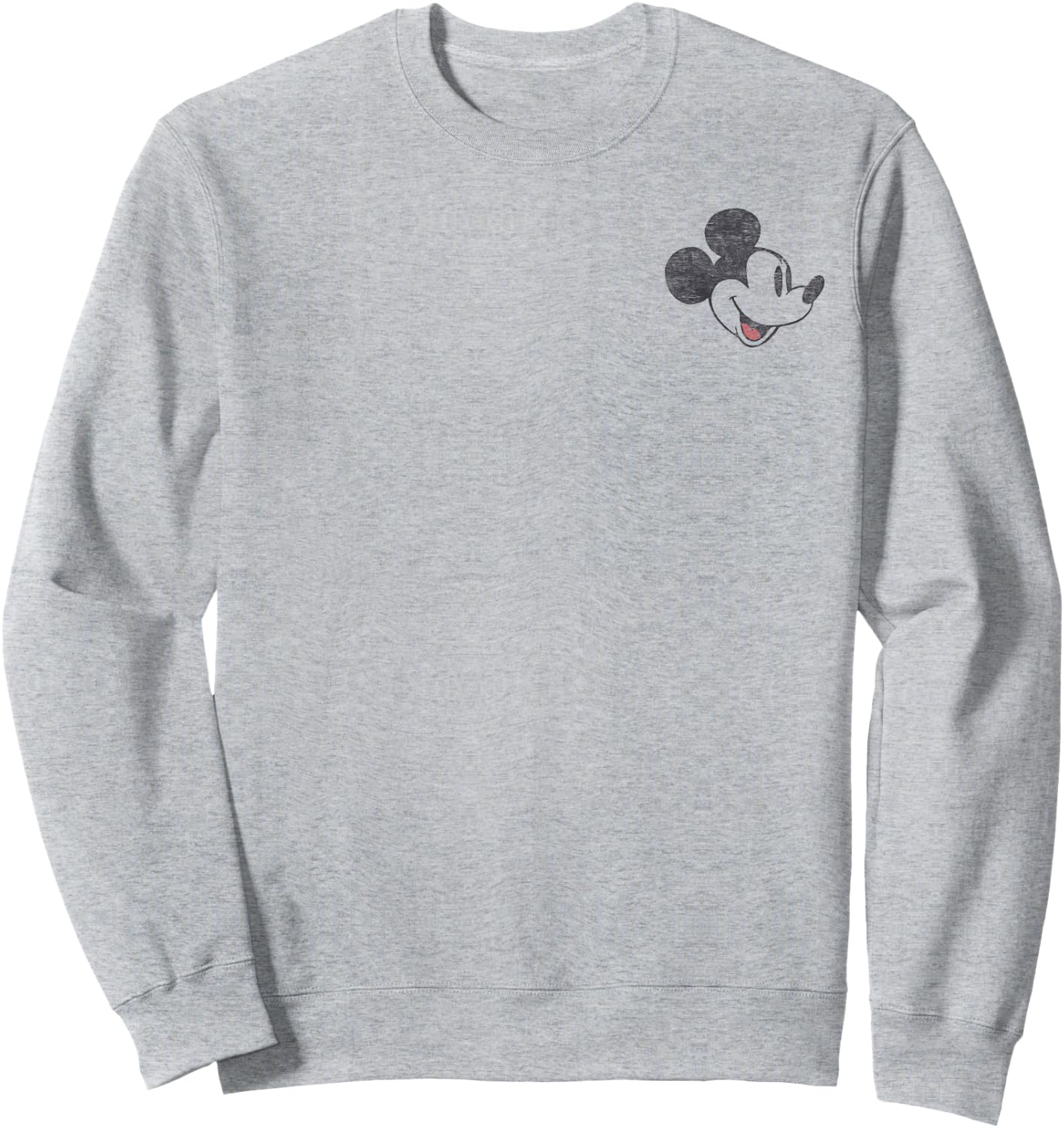 Disney Mickey and Friends Classic Mickey Front & Back Sweatshirt - Sweatshirt | Ash