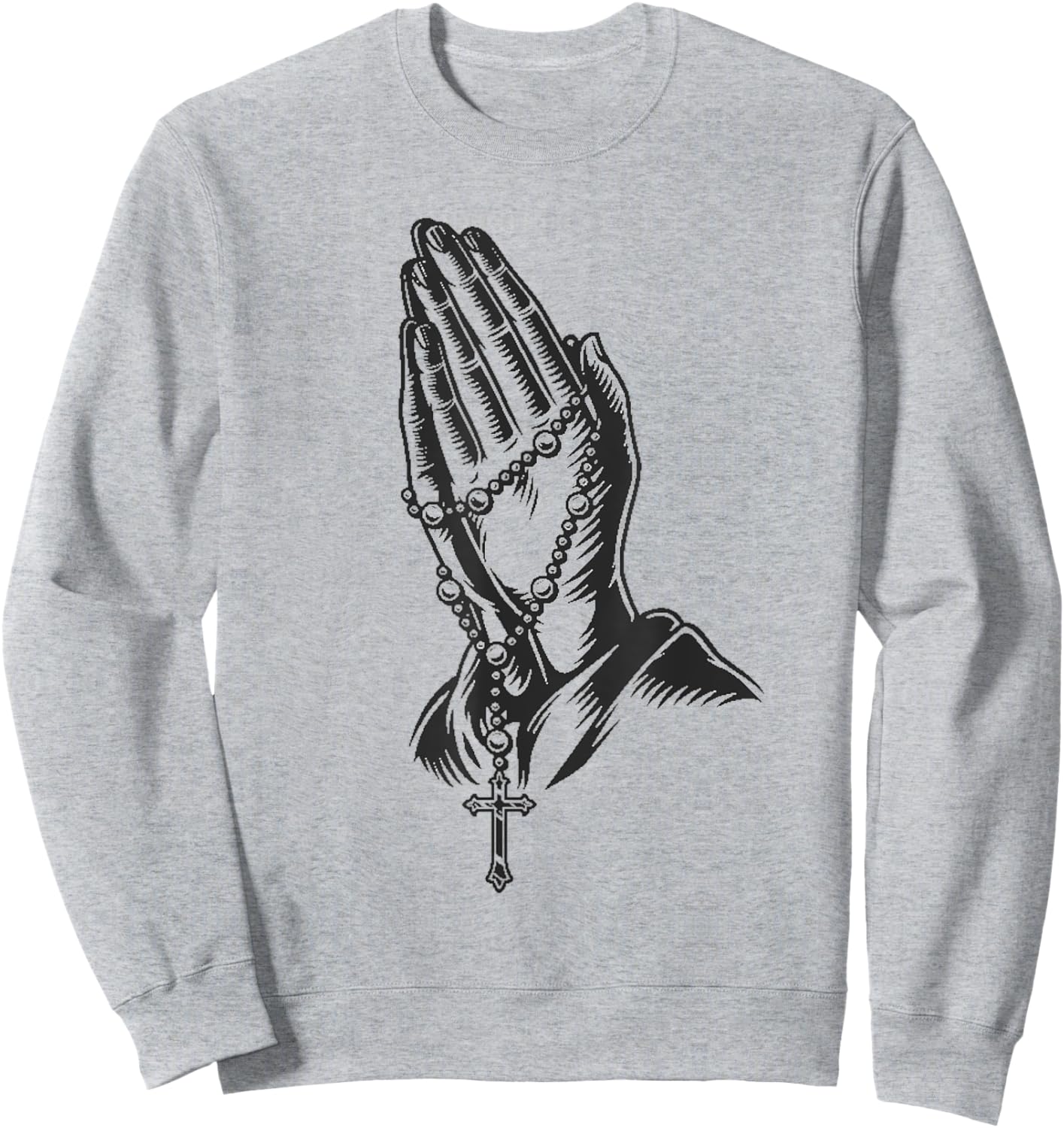 Praying hands Sweatshirt - Sweatshirt | Ash