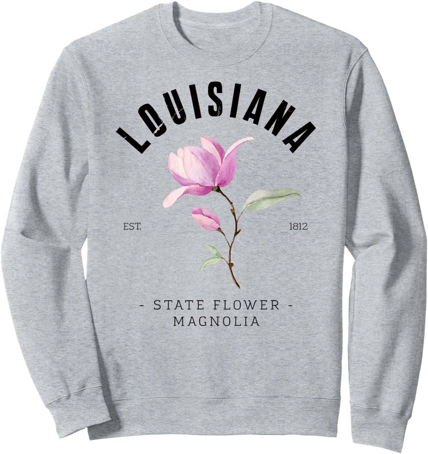Louisiana travel gift Sweatshirt - Sweatshirt | Ash