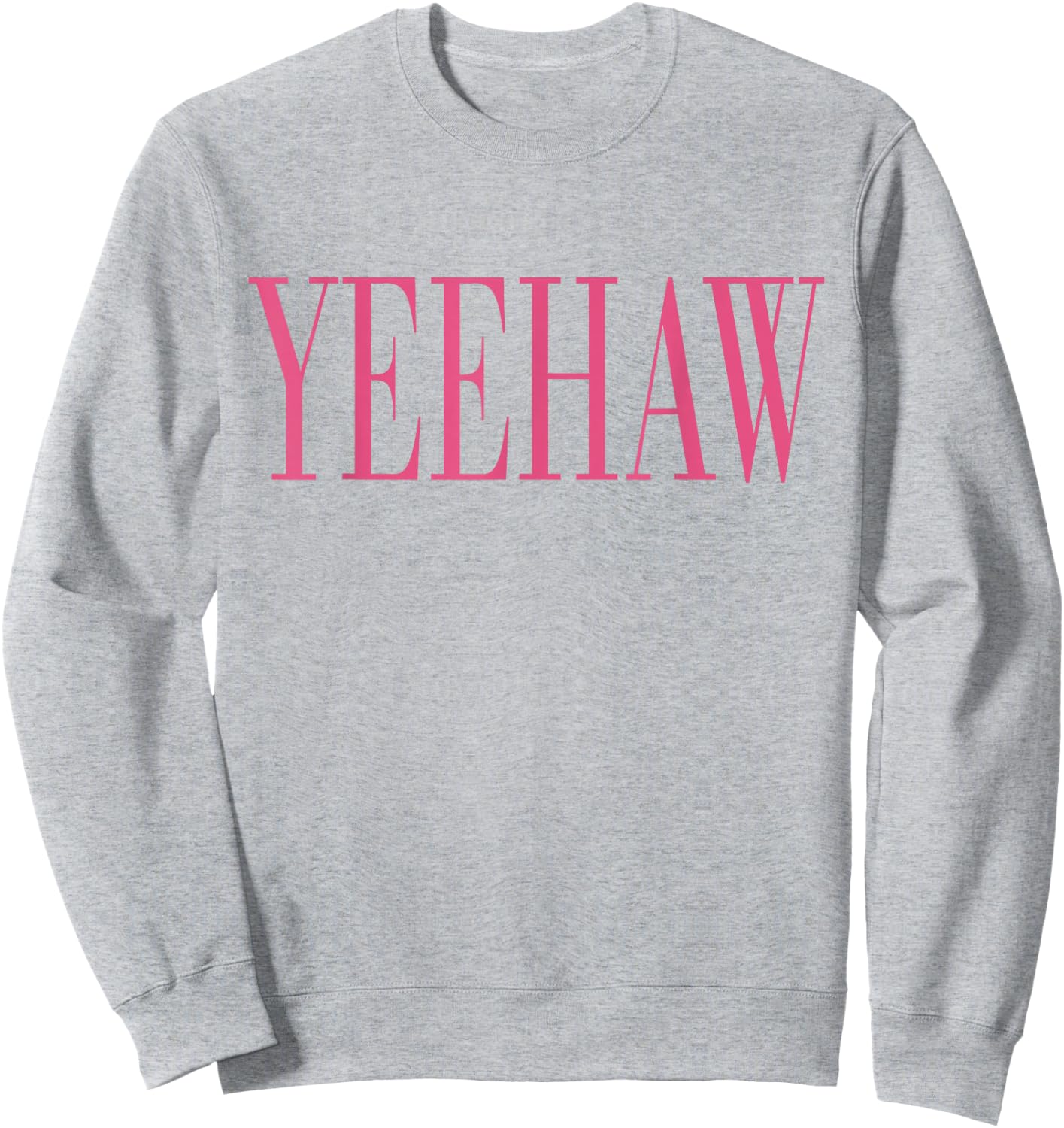 Vintage Pink Yeehaw Preppy Cowgirl Country Sweatshirt - Sweatshirt | Ash