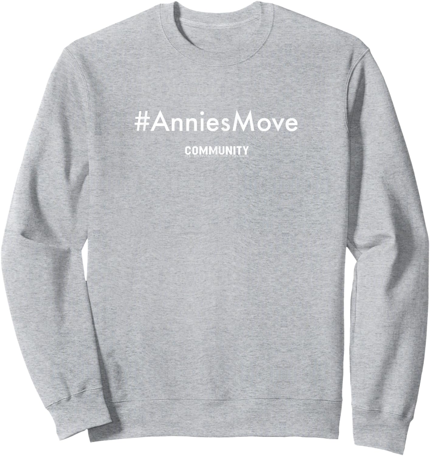 Community #AnniesMove Sweatshirt - Sweatshirt | Ash