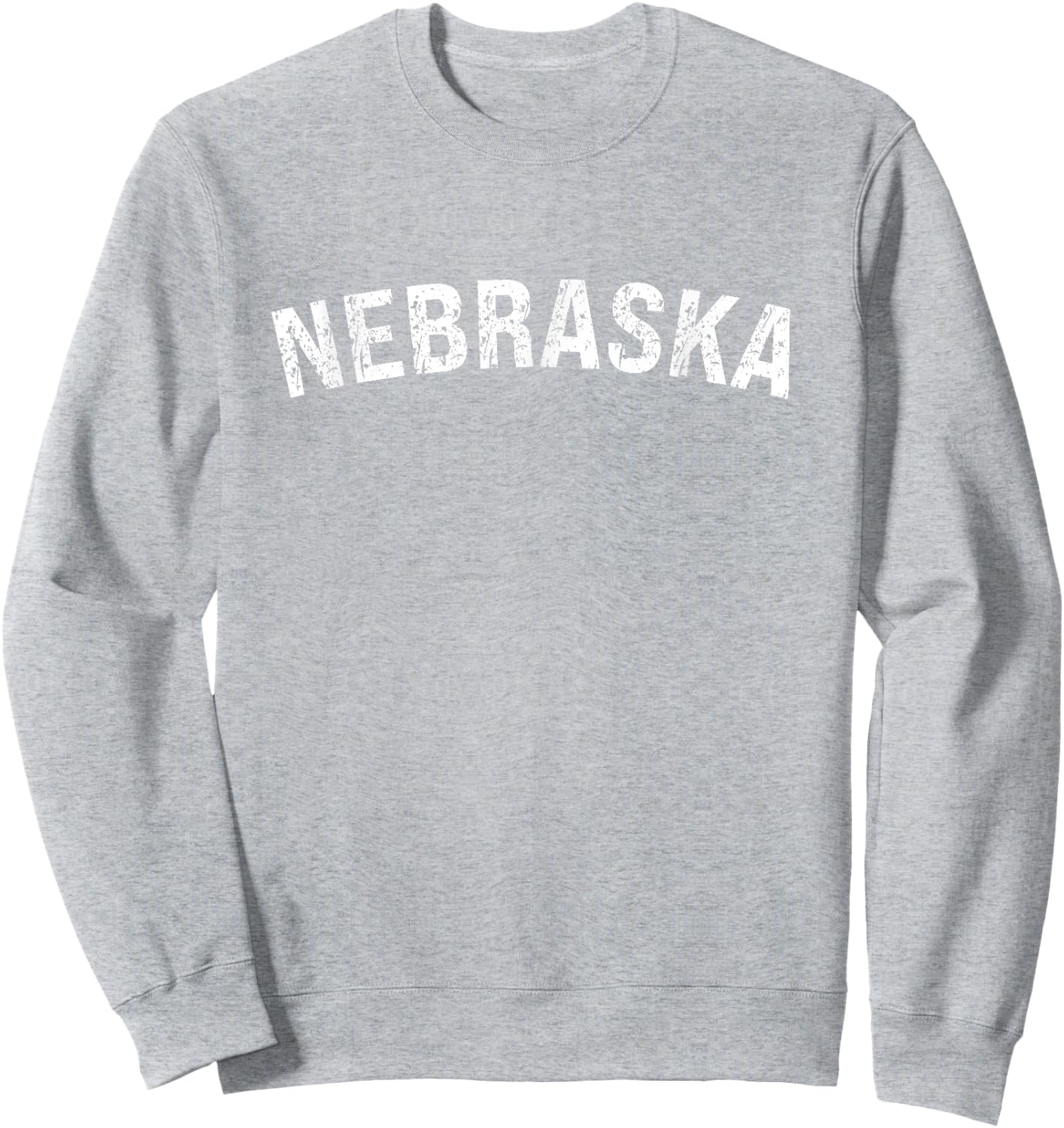 Vintage Nebraska Nebraska Red Retro Sweatshirt - Sweatshirt | Ash