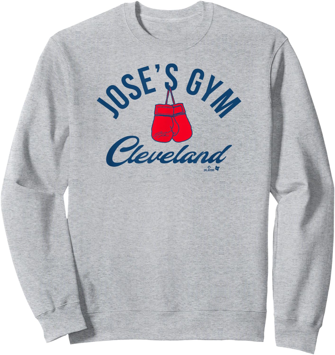 José Ramírez - Jose's Gym Gloves - Cleveland Baseball Sweatshirt - Sweatshirt | Ash