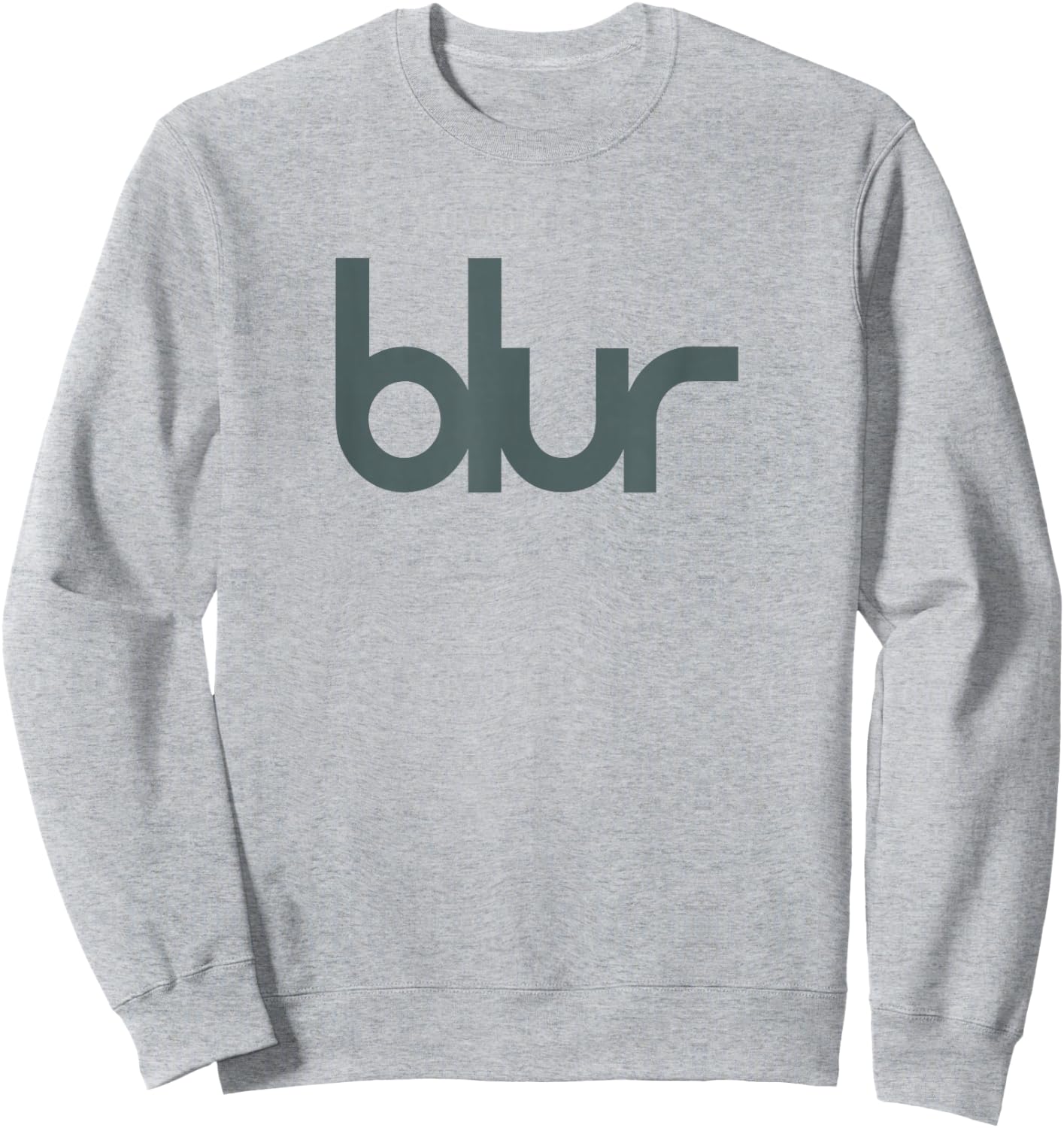 Blur Blue Central Logo Sweatshirt - Sweatshirt | Ash