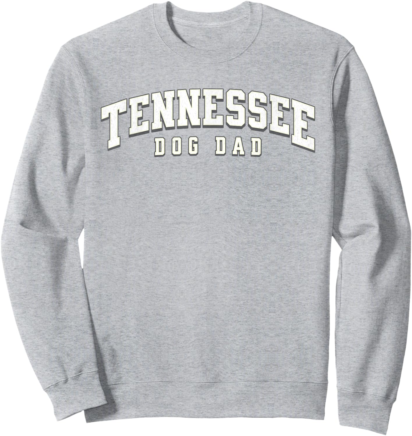 Tennessee TN Orange Dog Dad Father's Day Classic Tennessee Sweatshirt - Sweatshirt | Ash