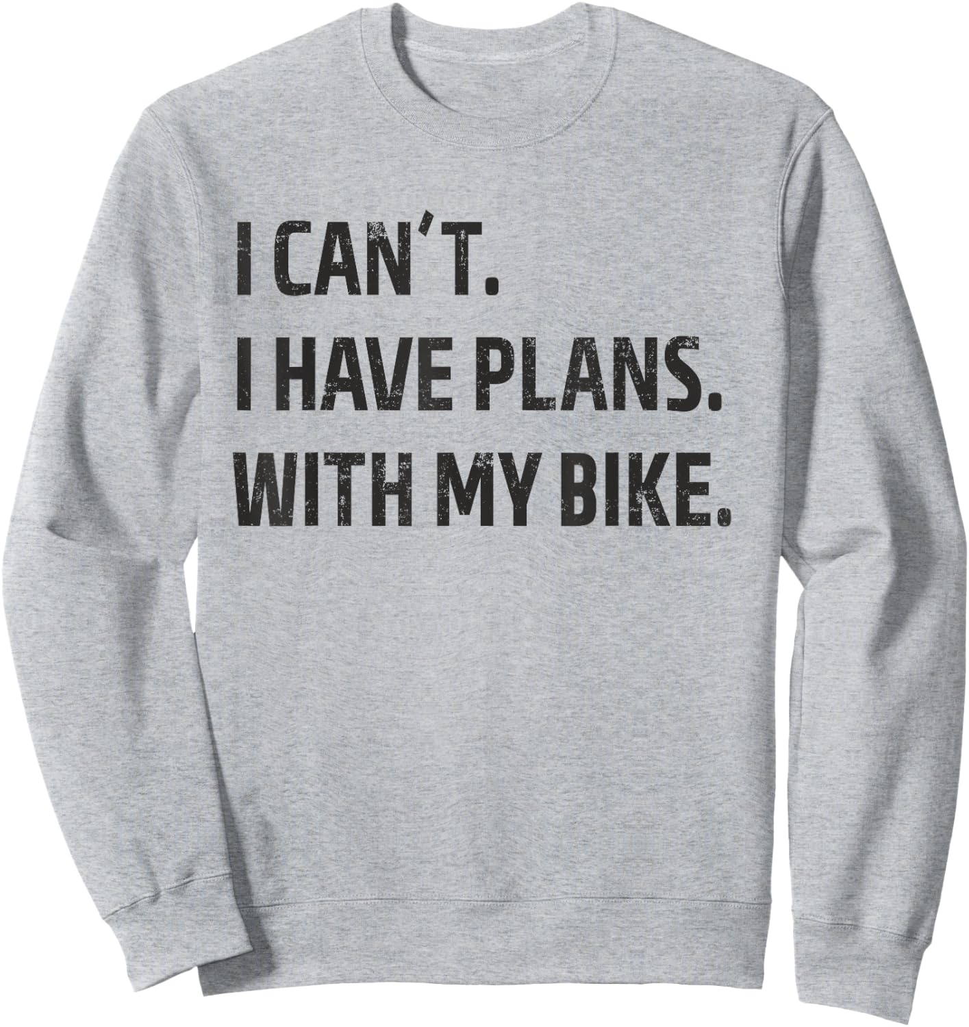 I Have Plans With My Bike - Mountain Bike MTB Sweatshirt - Sweatshirt | Ash