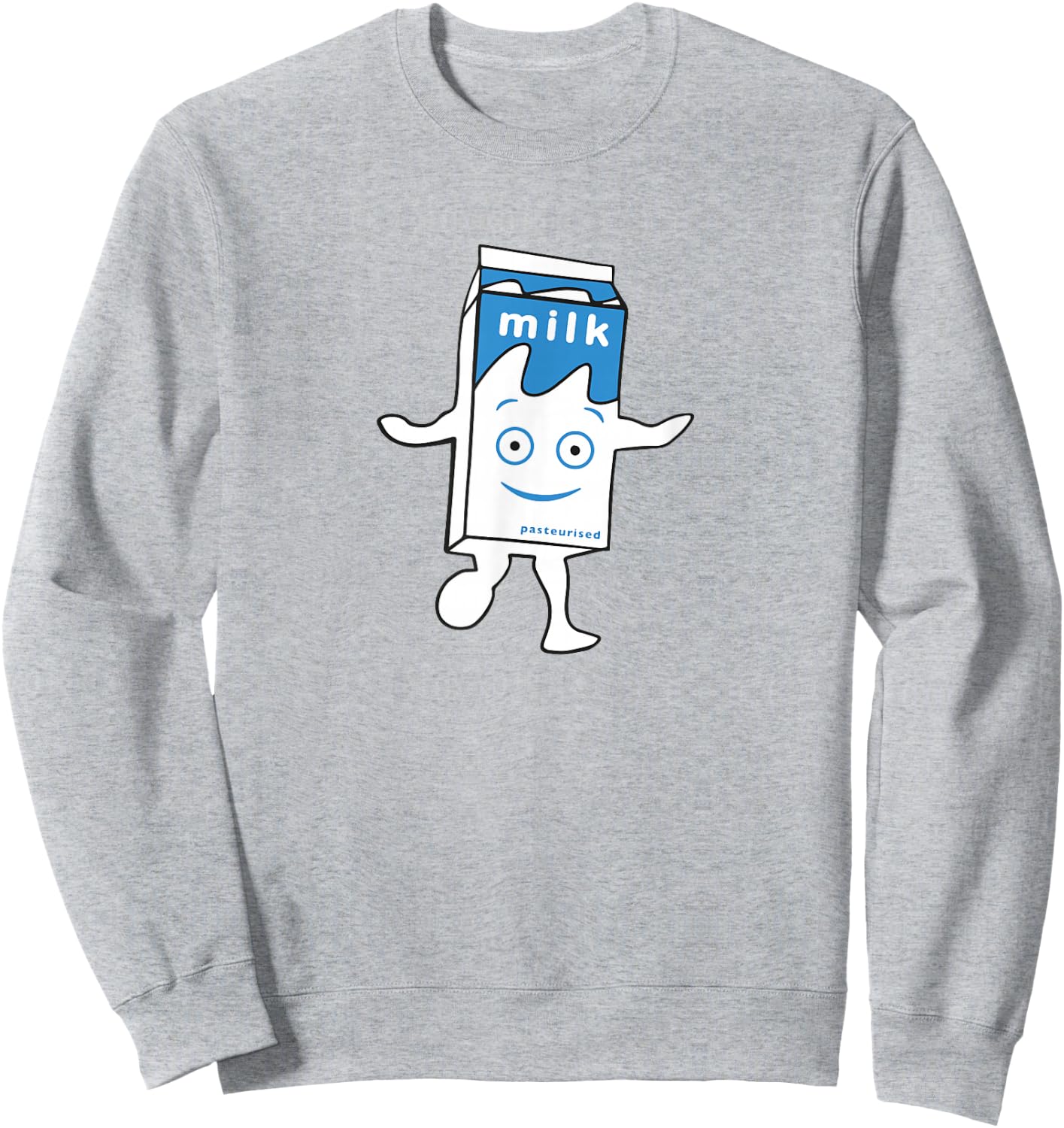 Blur Milk Carton Sweatshirt - Sweatshirt | Ash