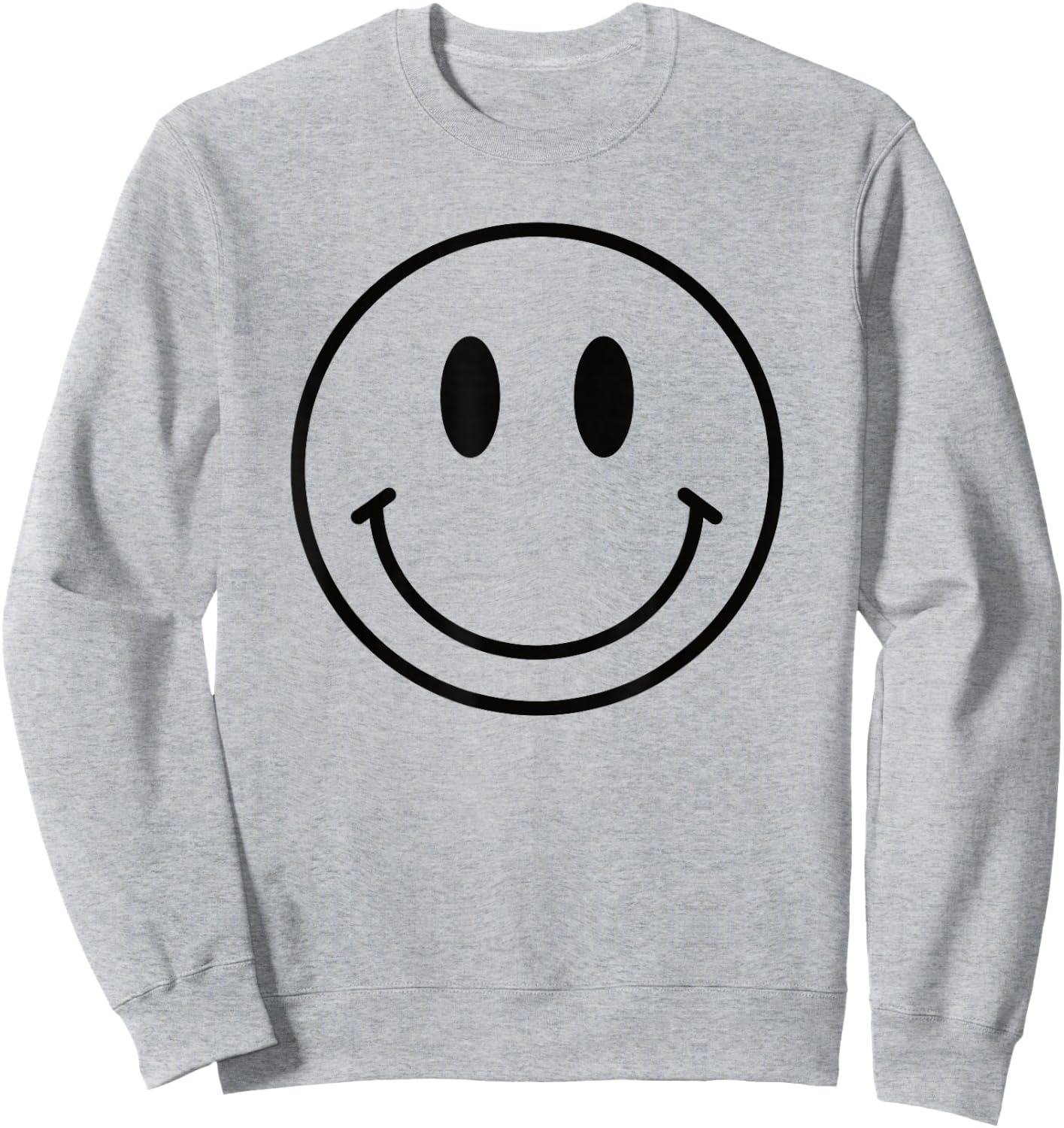 Smile Face Shirt Cute Happy Peace Smiling Face Kids Youth Sweatshirt - Sweatshirt | Ash