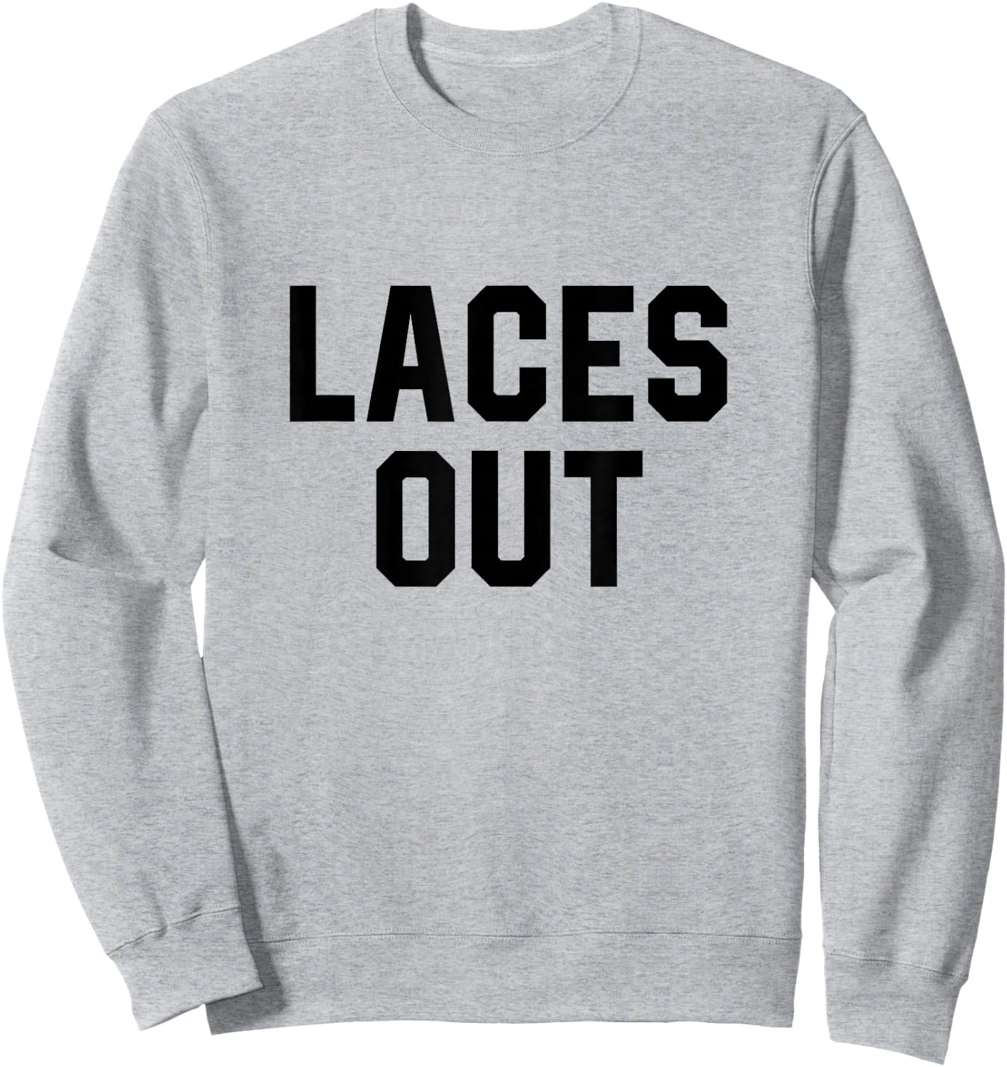 Laces Out Funny Football Camp Laces Out Sweatshirt - Sweatshirt | Ash