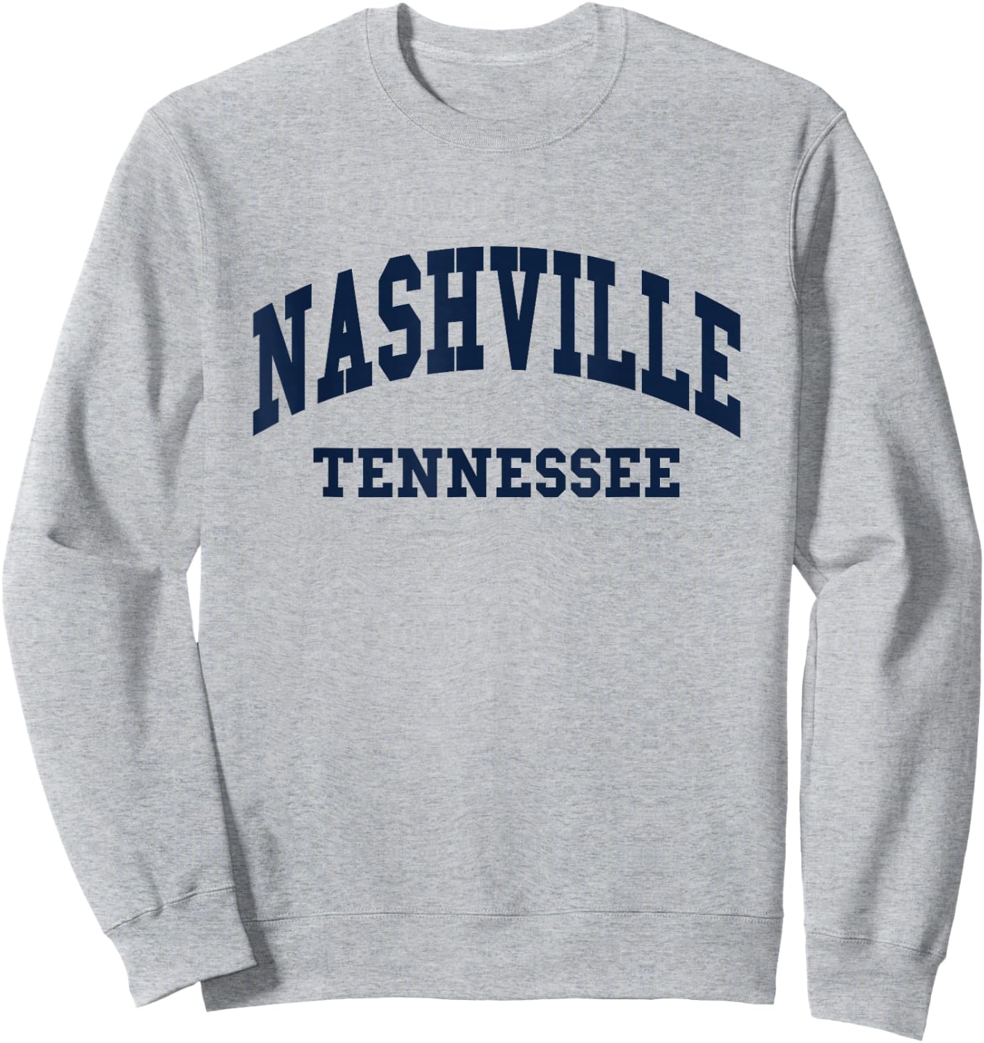 Nashville - Tennessee - Throwback Design - Classic Sweatshirt - Sweatshirt | Ash