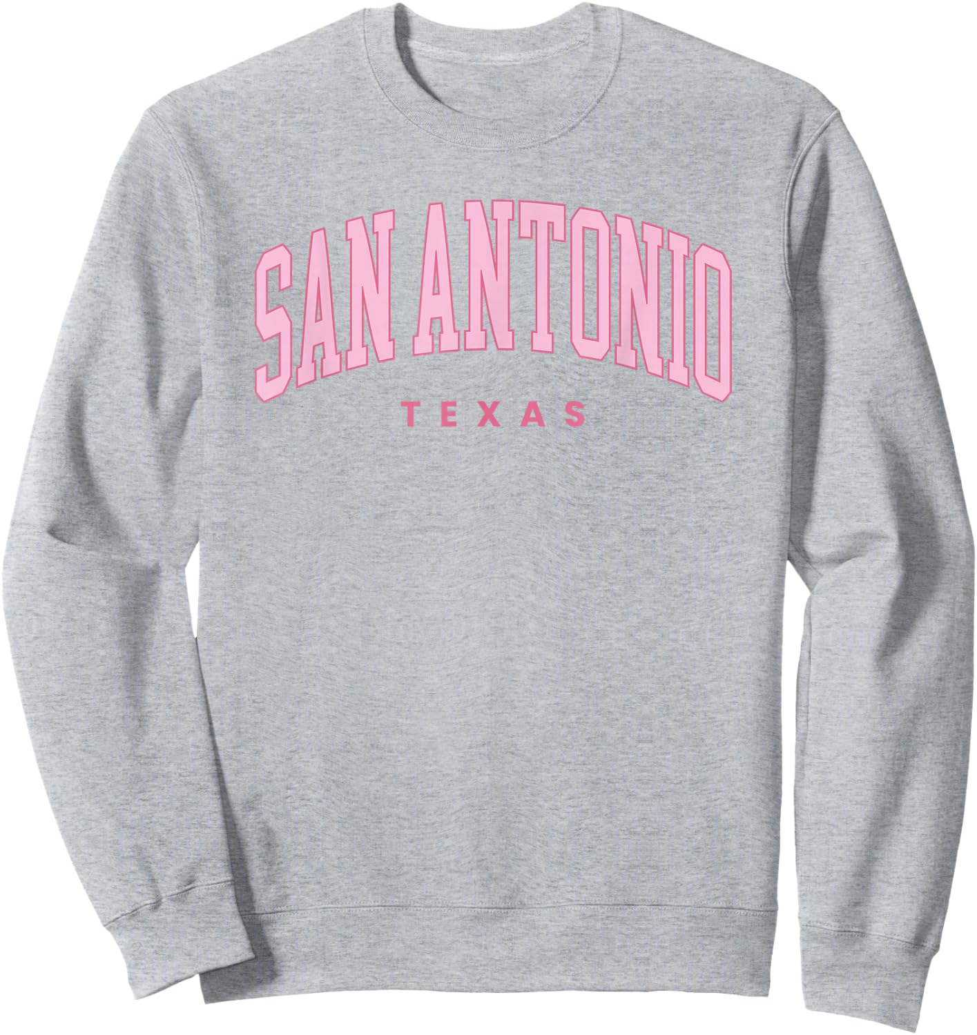 Vintage San Antonio Texas Retro Preppy Throwback Girls Women Sweatshirt - Sweatshirt | Ash