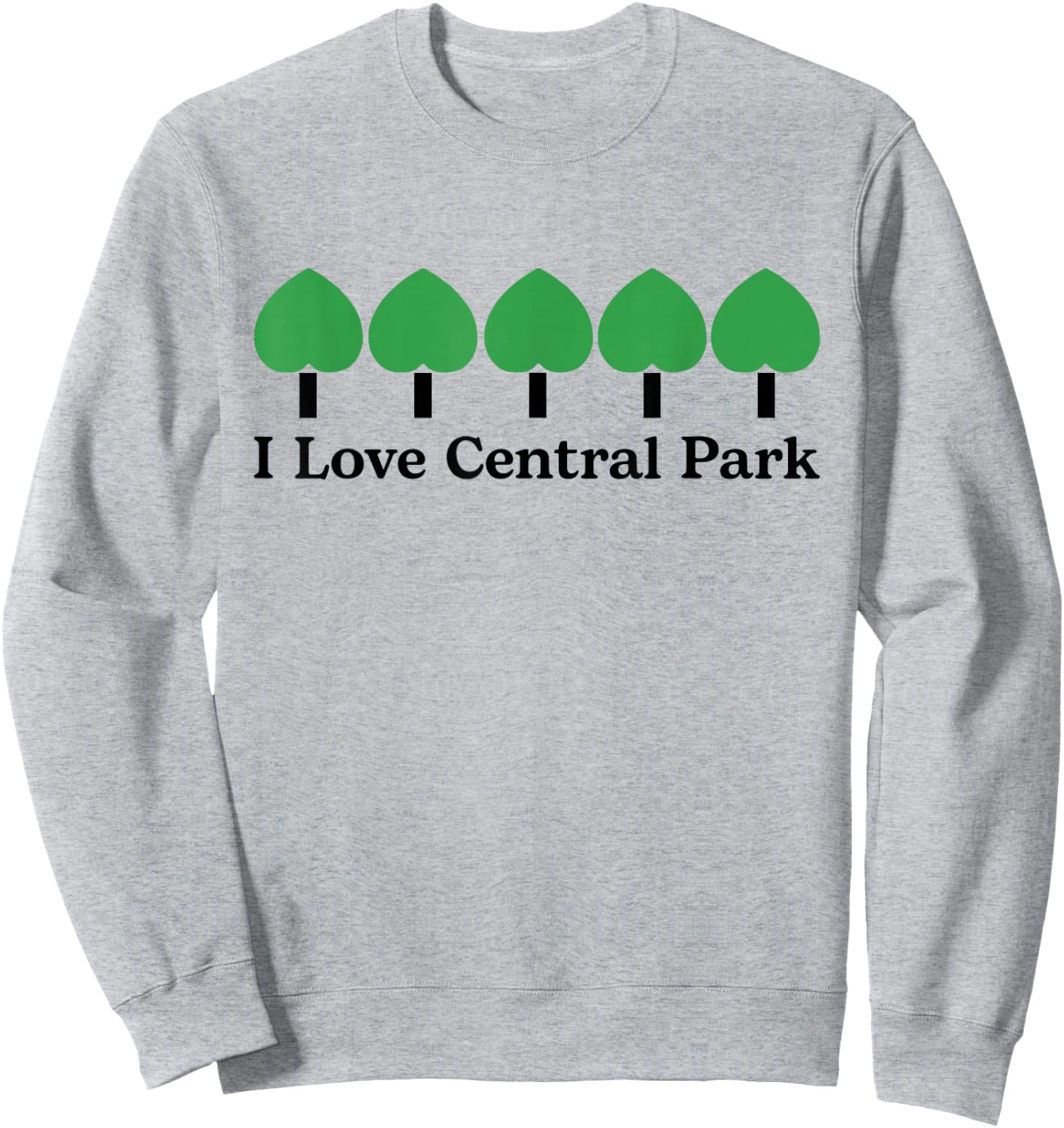 I Love Central Park Sweatshirt - Sweatshirt | Ash