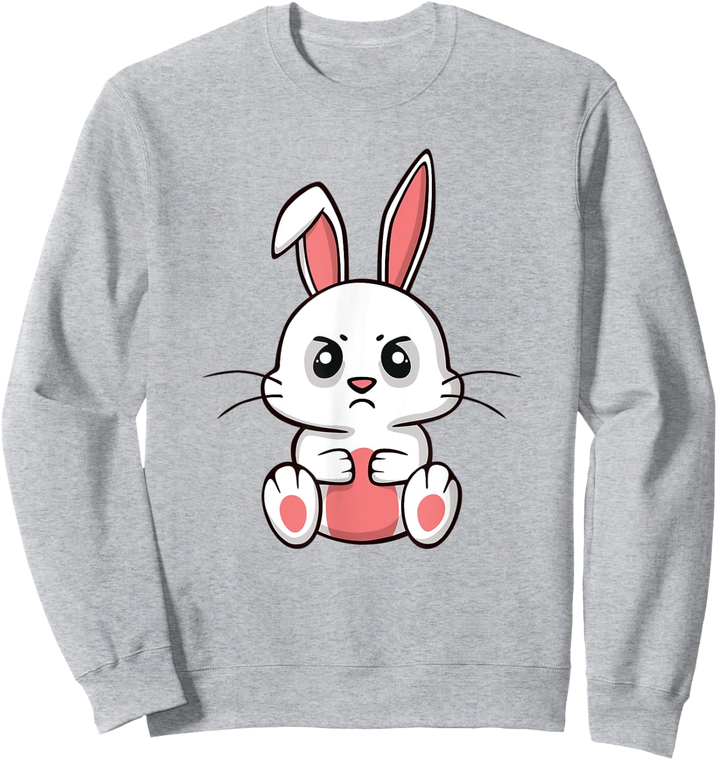 Angry Bunny Sweatshirt - Sweatshirt | Ash