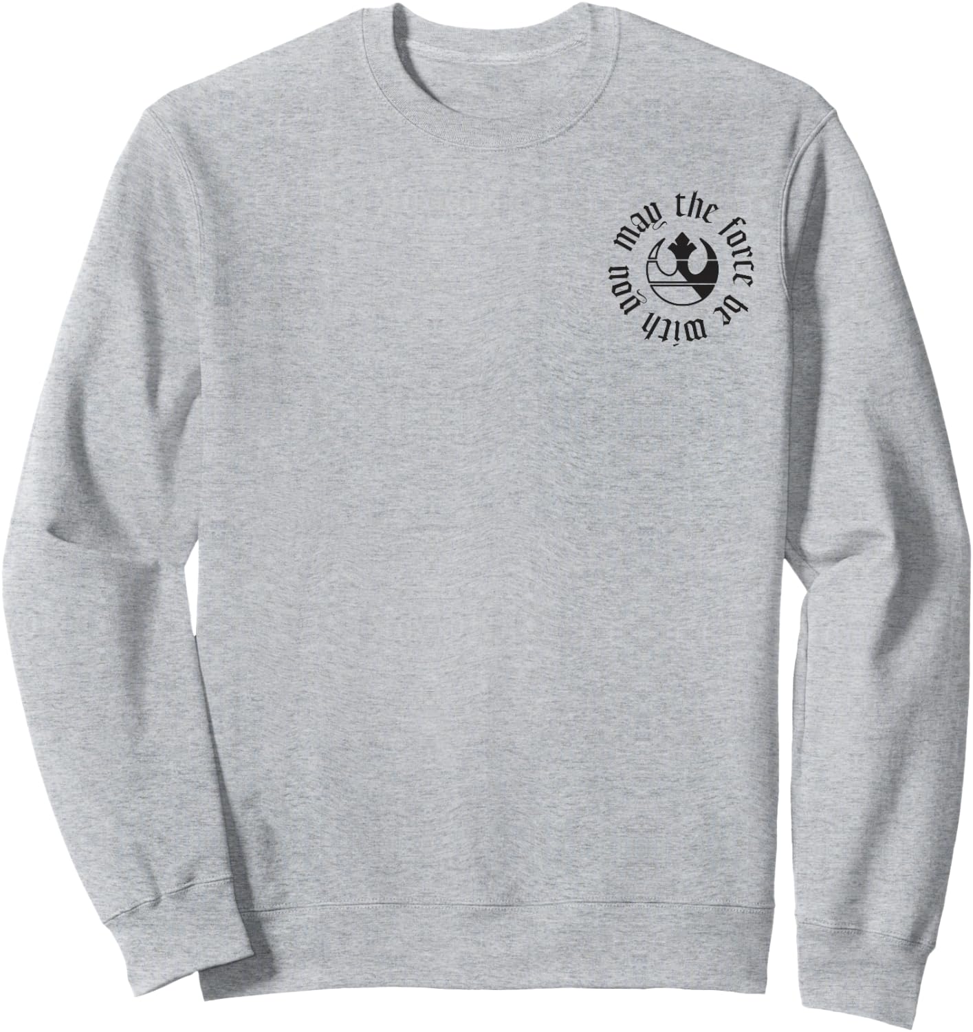 Star Wars Classic May The Force Be With You Rebel Pocket Sweatshirt - Sweatshirt | Ash