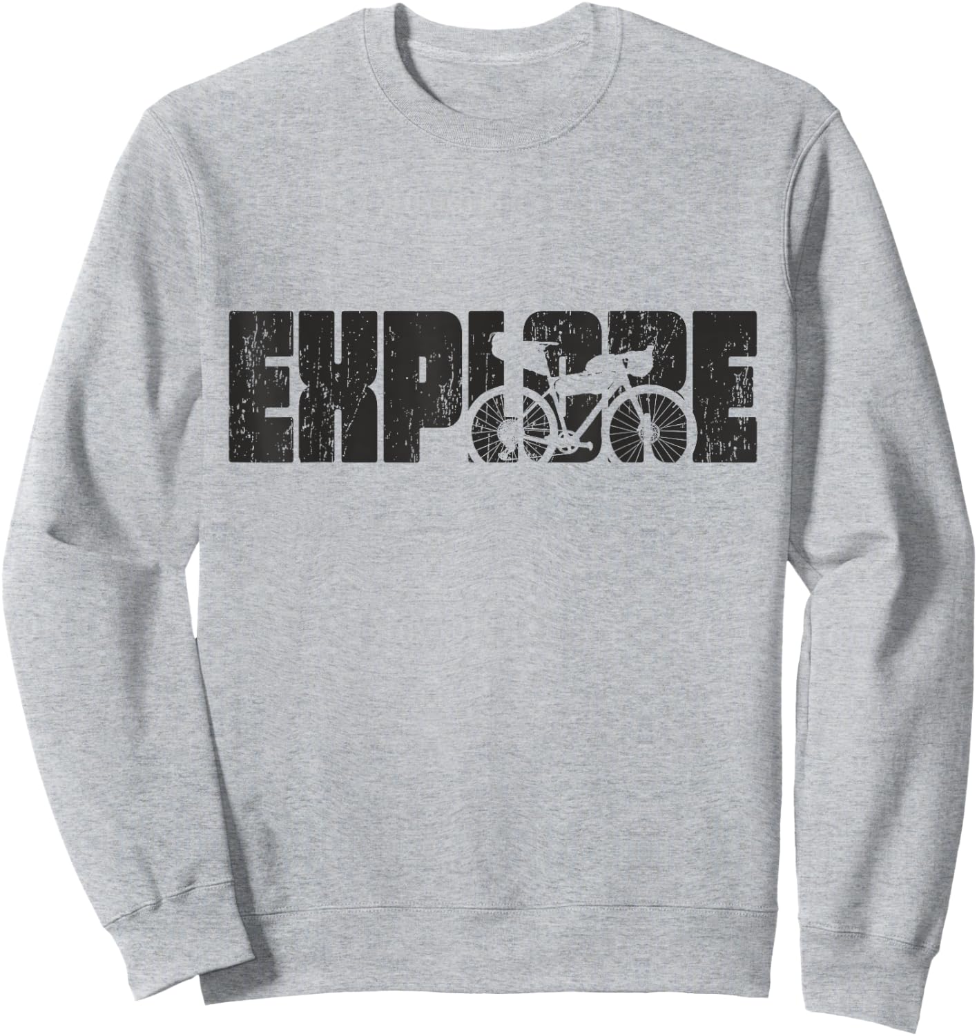 Explore - Gravel Bike Sweatshirt - Sweatshirt | Ash
