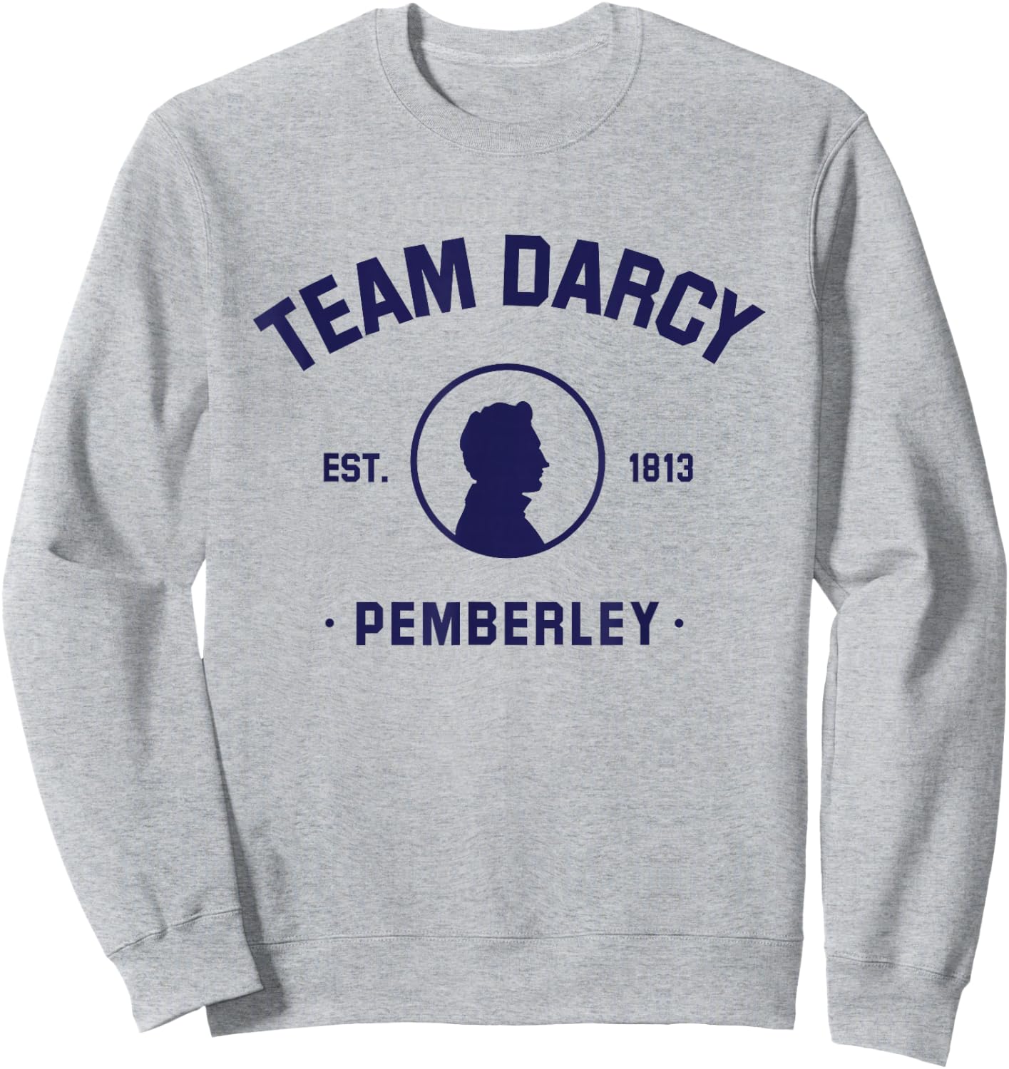 Jane Austen Bookworms Club Mr Pride and Prejudice Sweatshirt - Sweatshirt | Ash