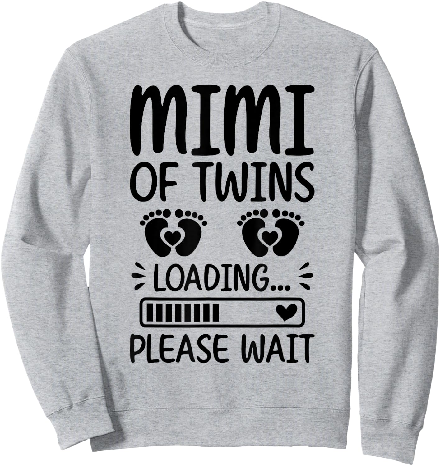 Soon To Be Mimi Of Twins Loading Promoted To Twin Mimi Sweatshirt - Sweatshirt | Ash