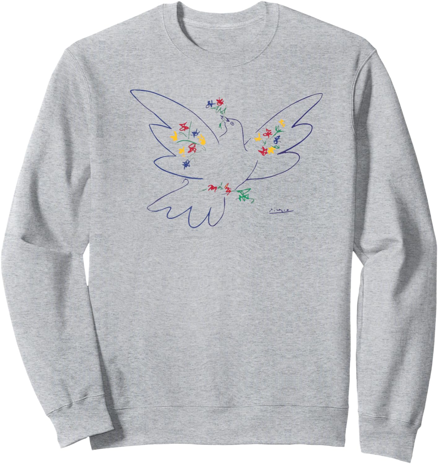 Dove of Peace Sweatshirt - Sweatshirt | Ash