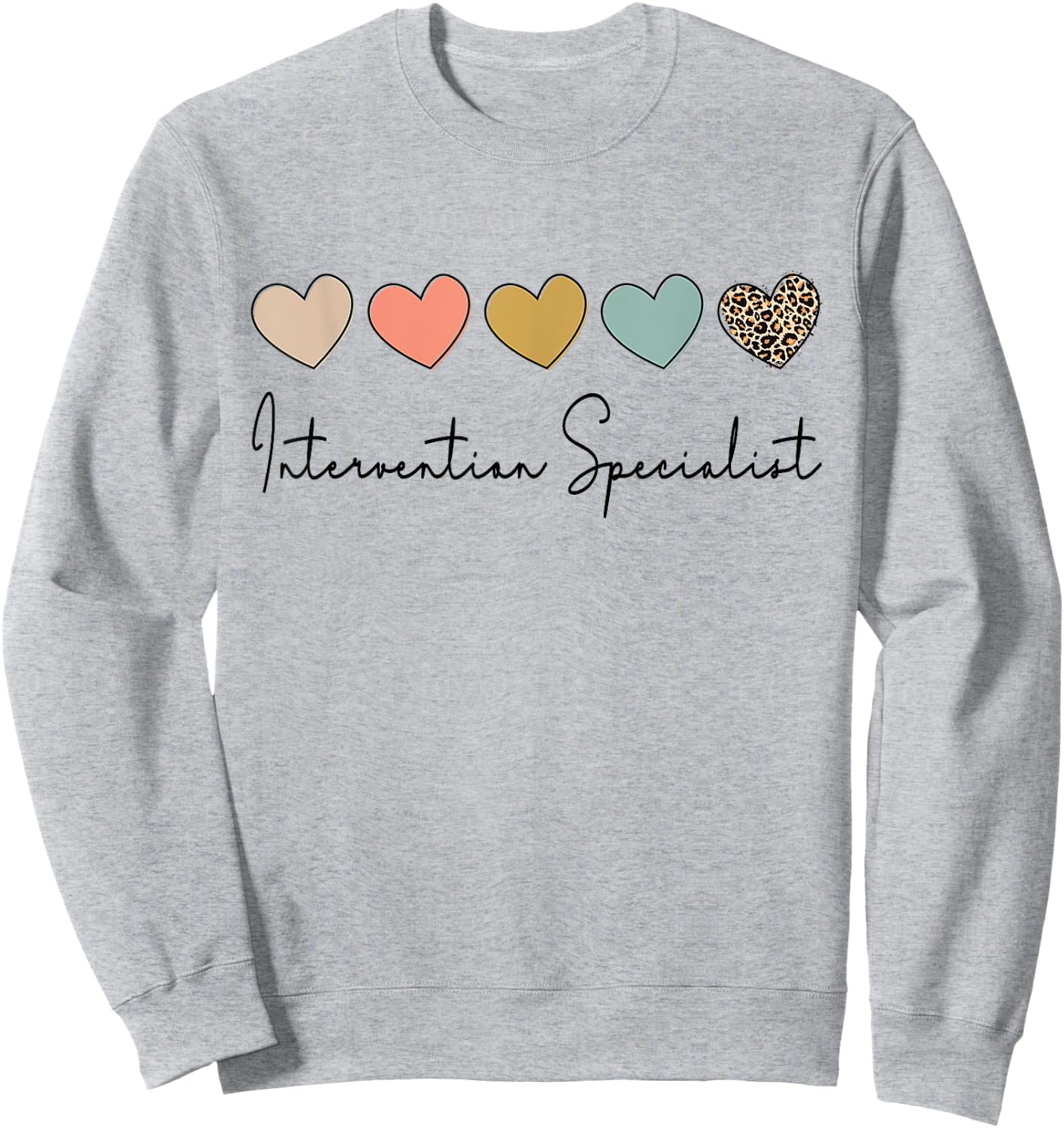 Intervention Specialist Teacher Squad Early Intervention Women Sweatshirt - Sweatshirt | Ash