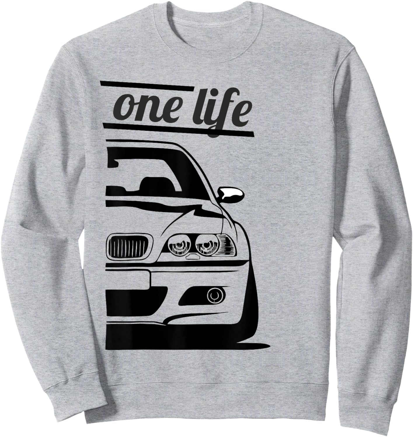 E46 3 Series - One Love One Life (Part 2/2) Sweatshirt - Sweatshirt | Ash