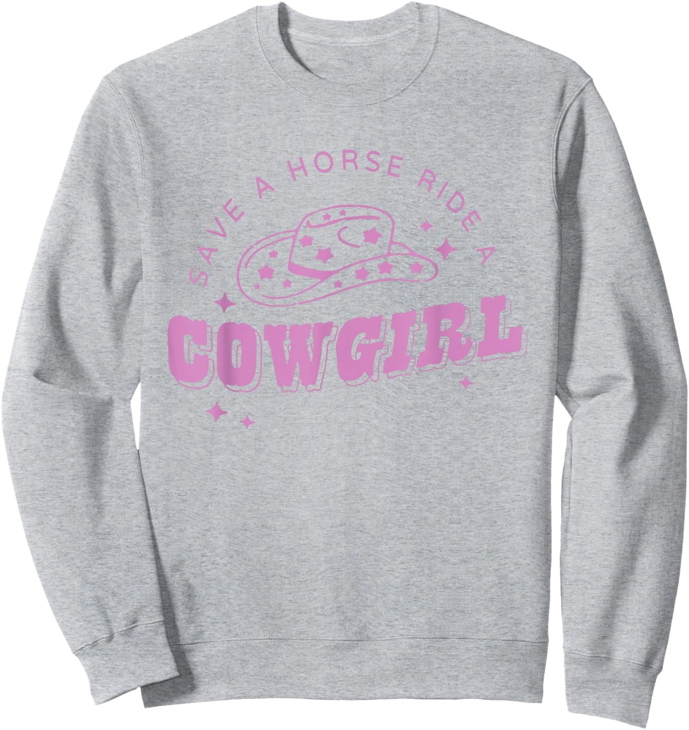 Save a Horse Ride a Cowgirl Lesbian Western Subtle Pride Sweatshirt - Sweatshirt | Ash
